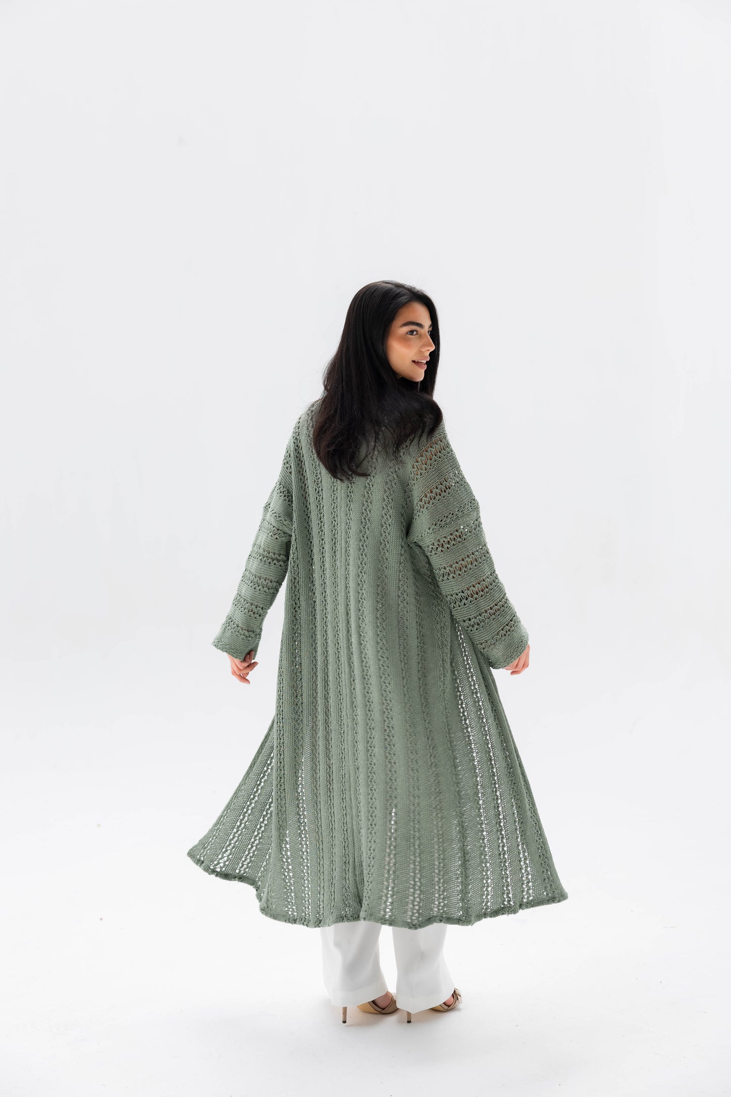 Softline Knit Cardigan in Sage