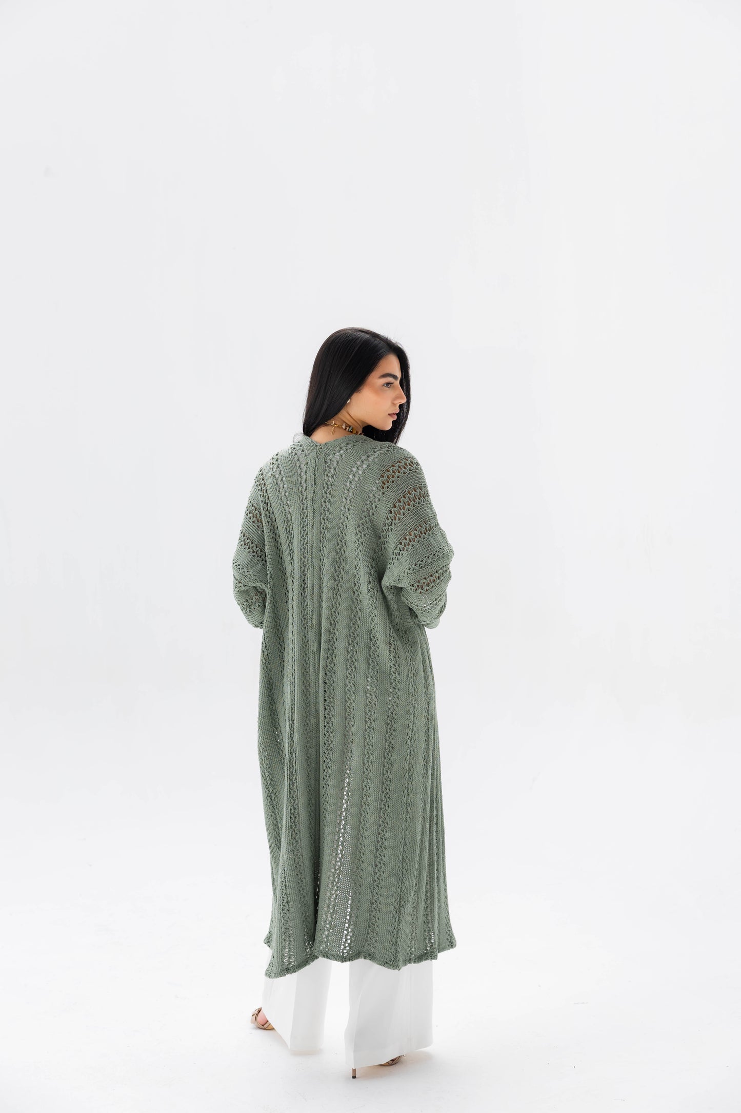 Softline Knit Cardigan in Sage