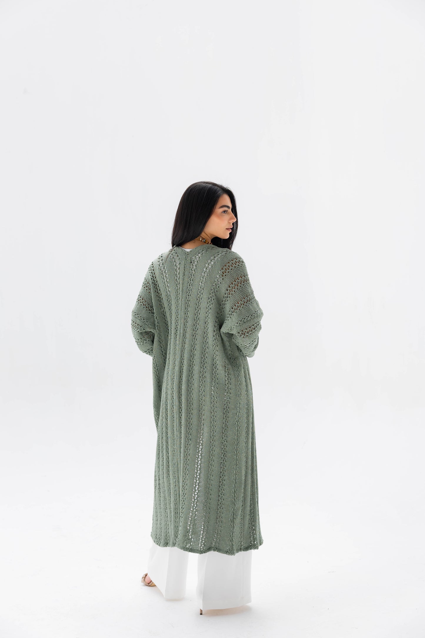 Softline Knit Cardigan in Sage