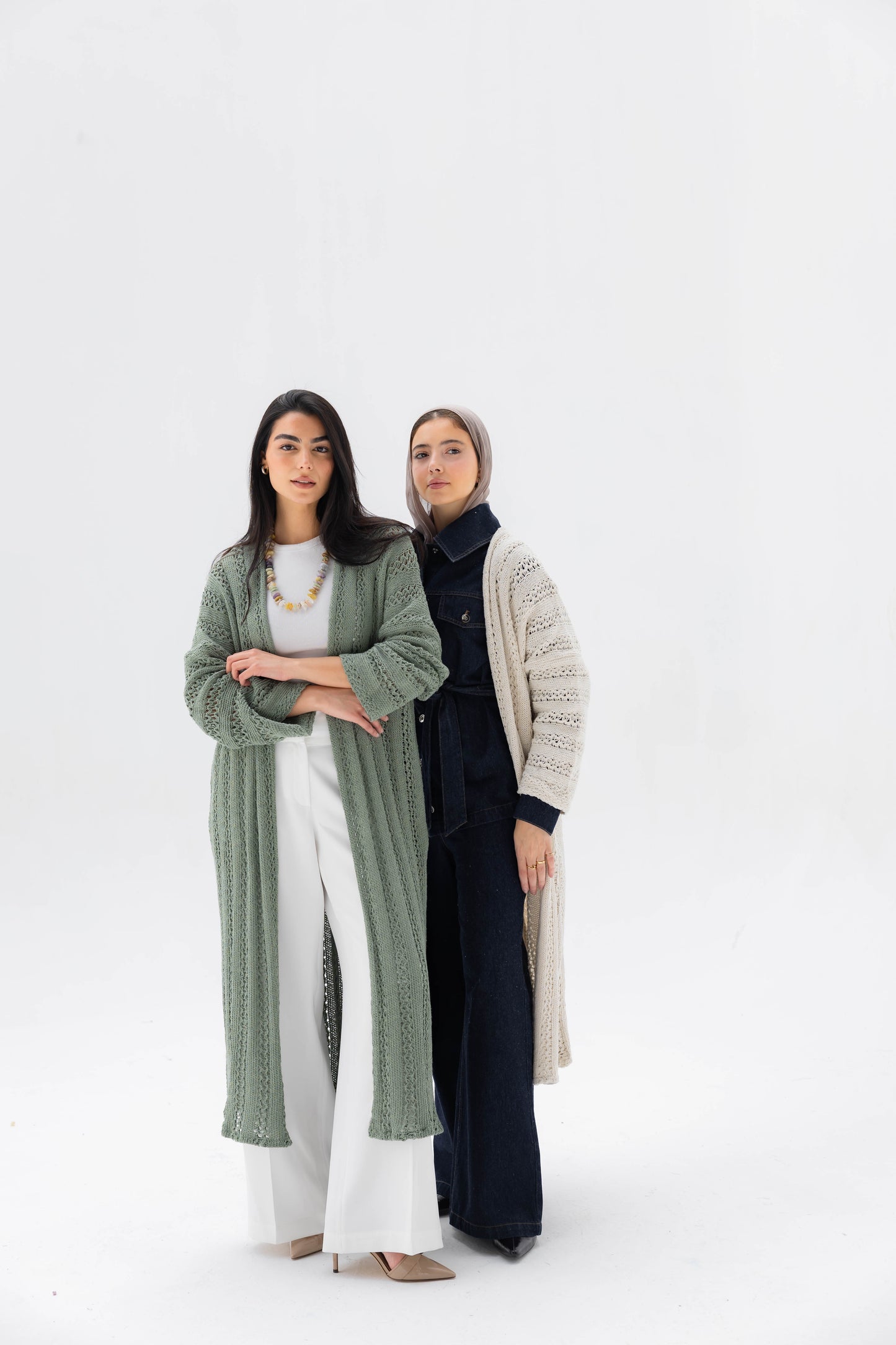 Softline Knit Cardigan in Sage