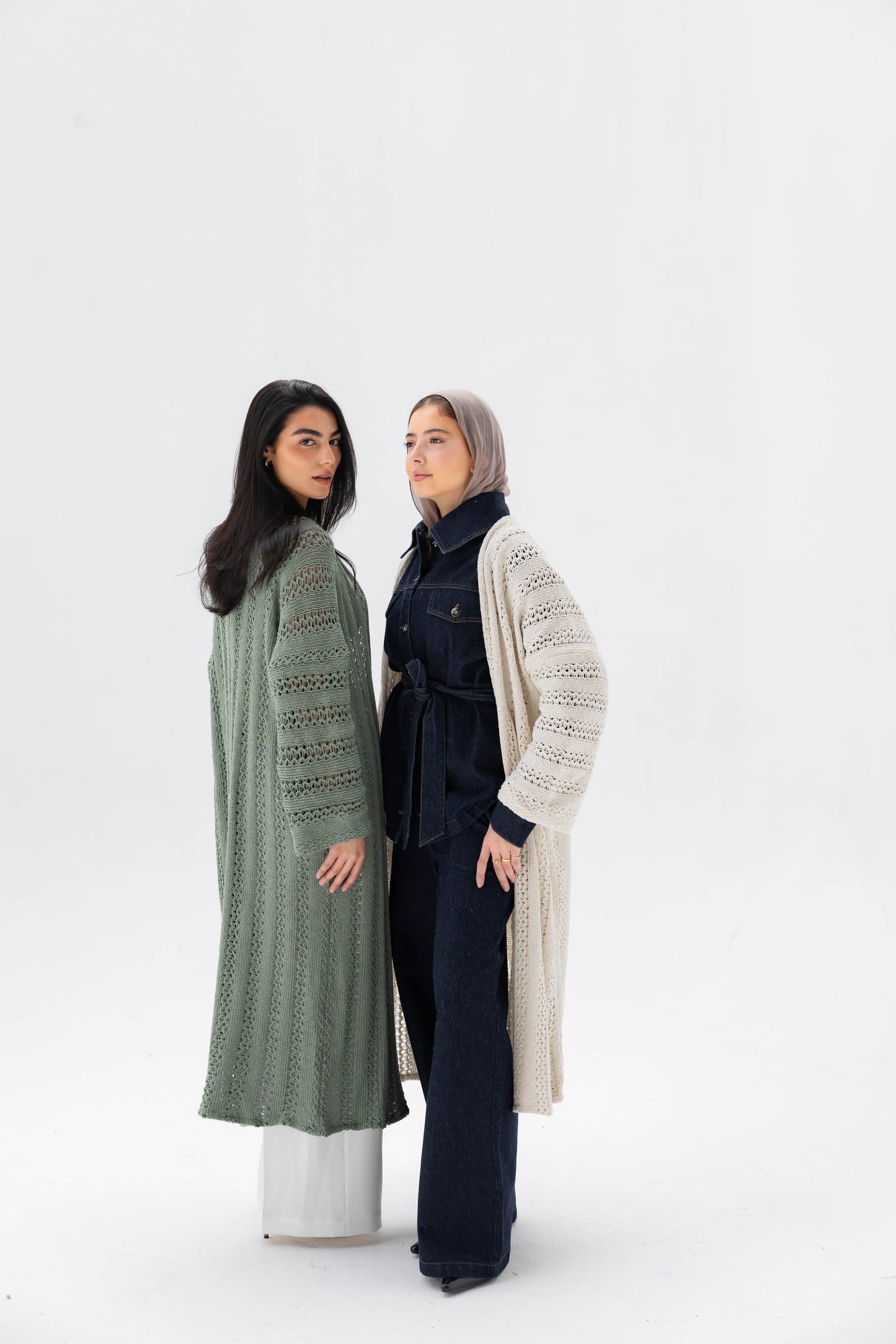 Softline Knit Cardigan in Sage