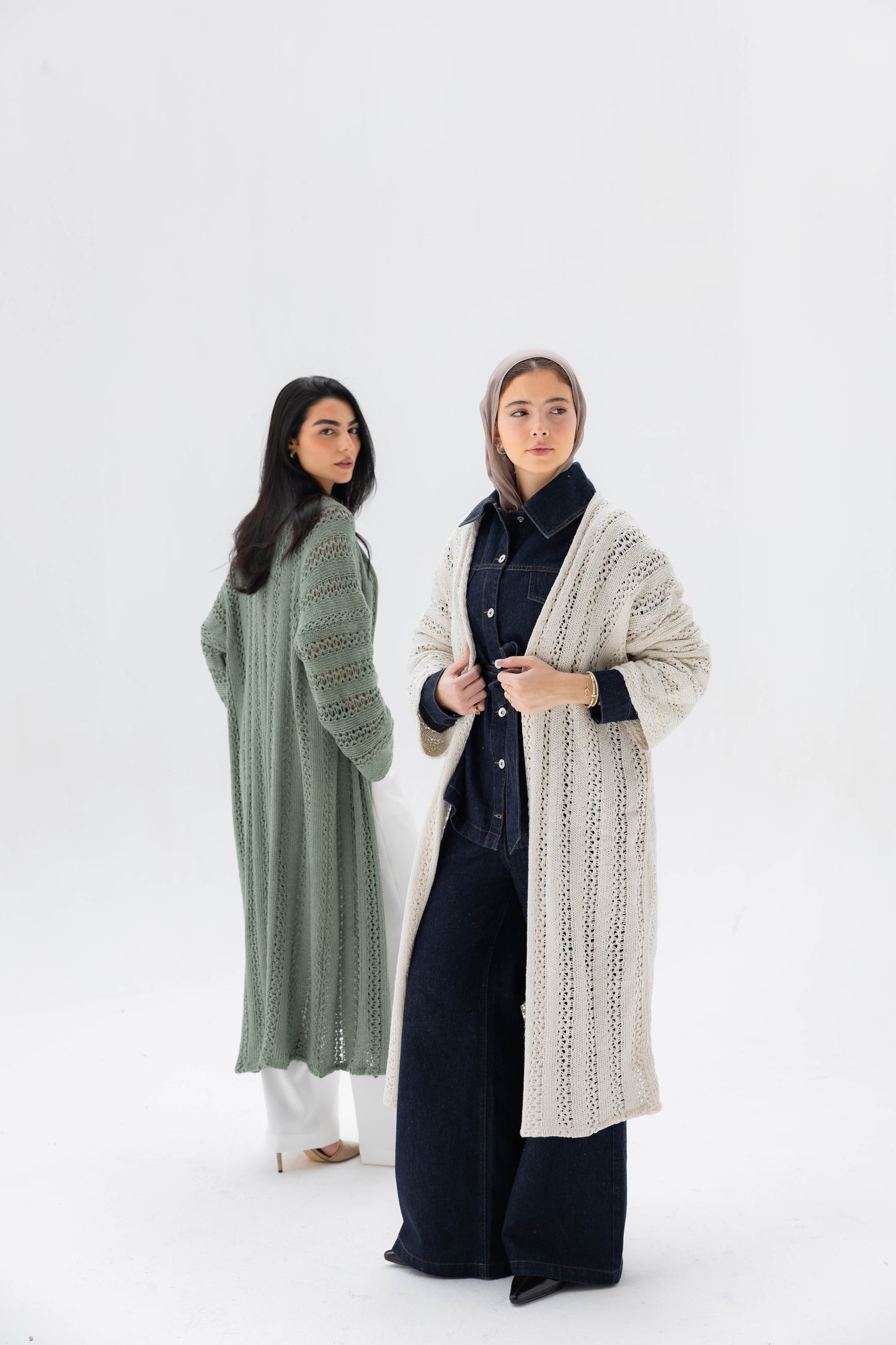 Softline Knit Cardigan in Cream