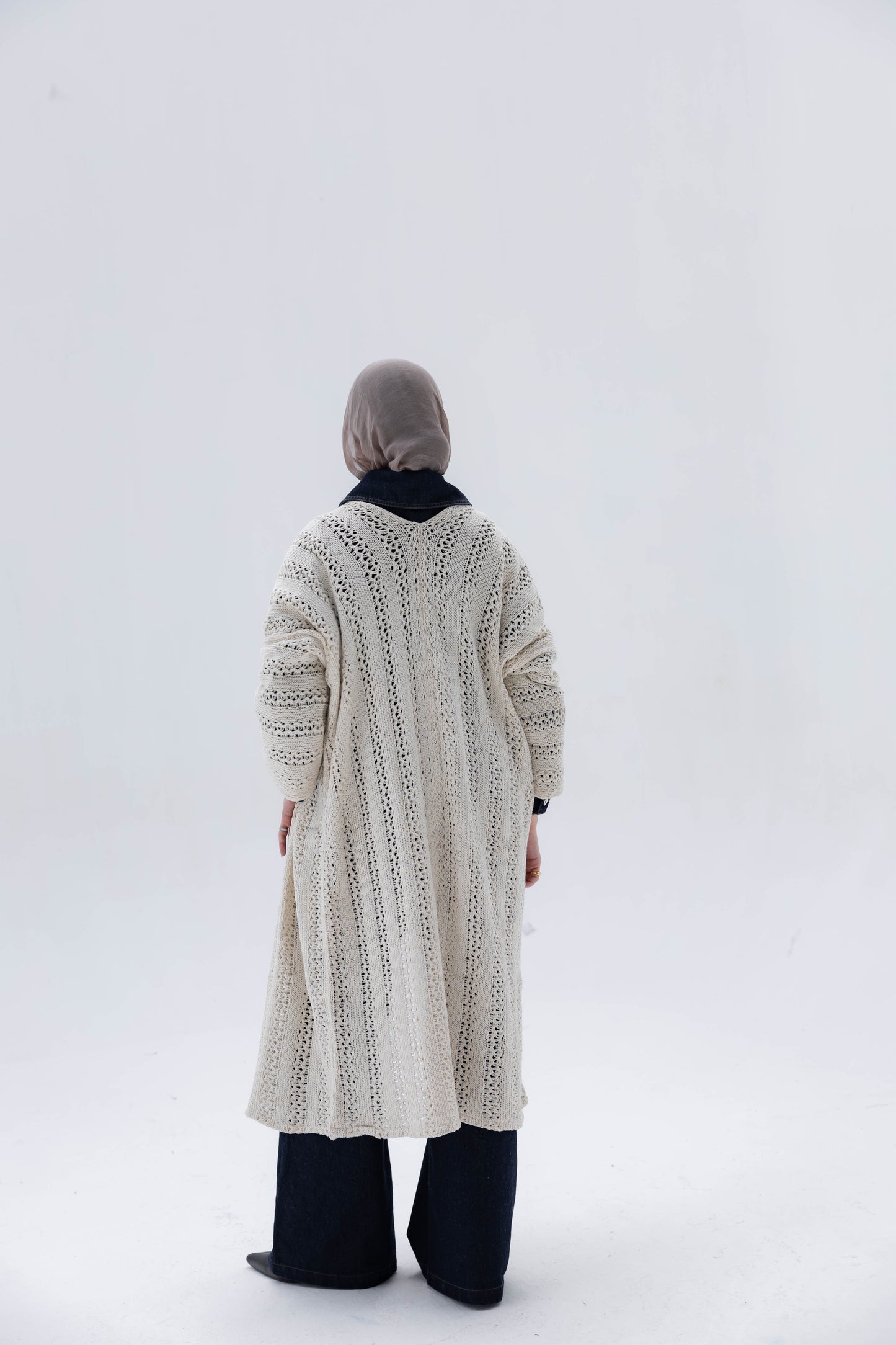 Softline Knit Cardigan in Cream