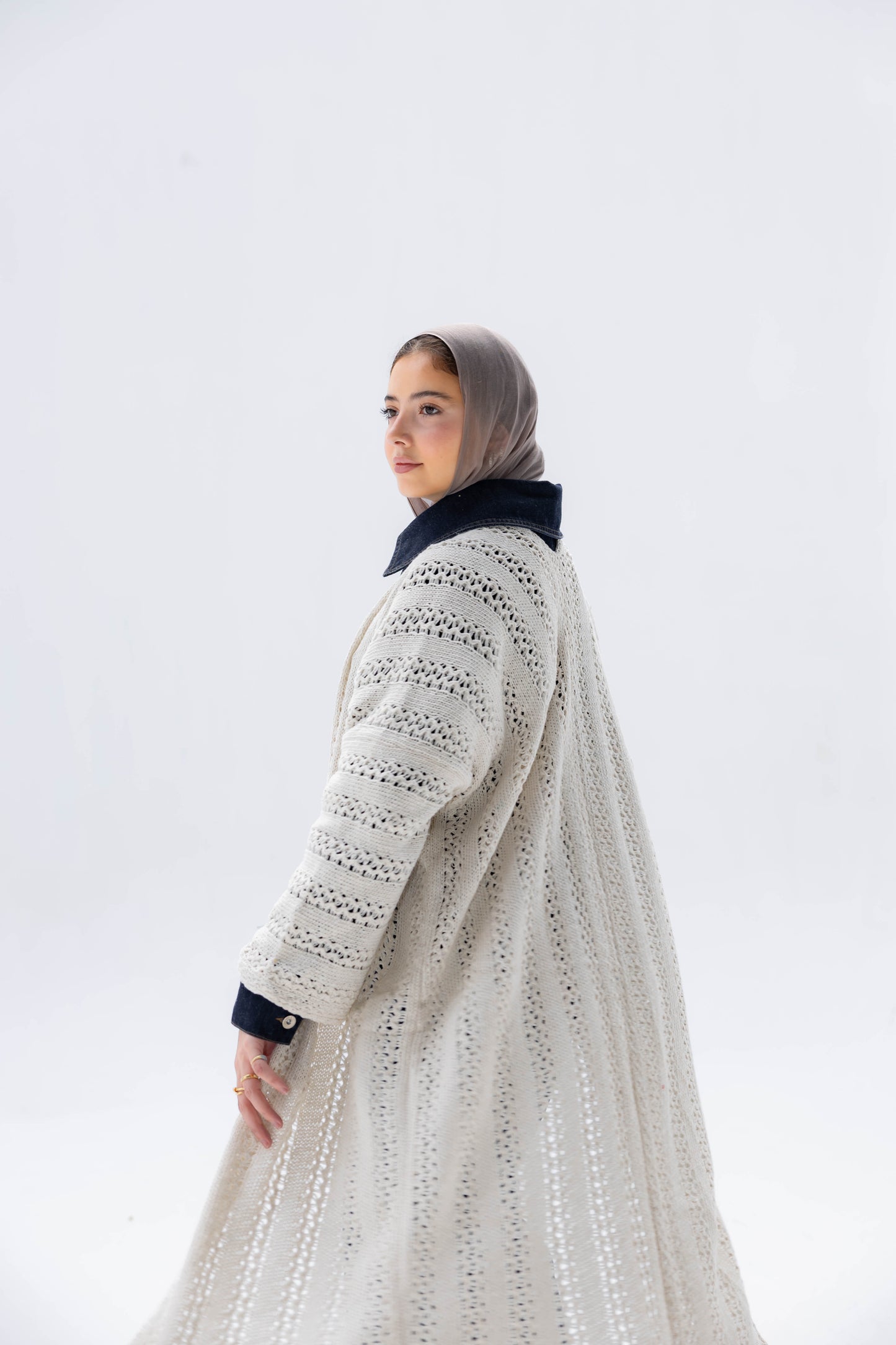 Softline Knit Cardigan in Cream