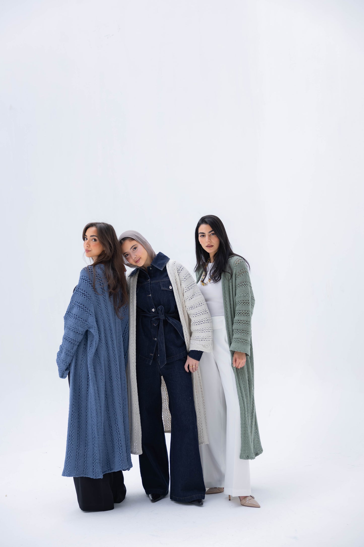 Softline Knit Cardigan in Blue