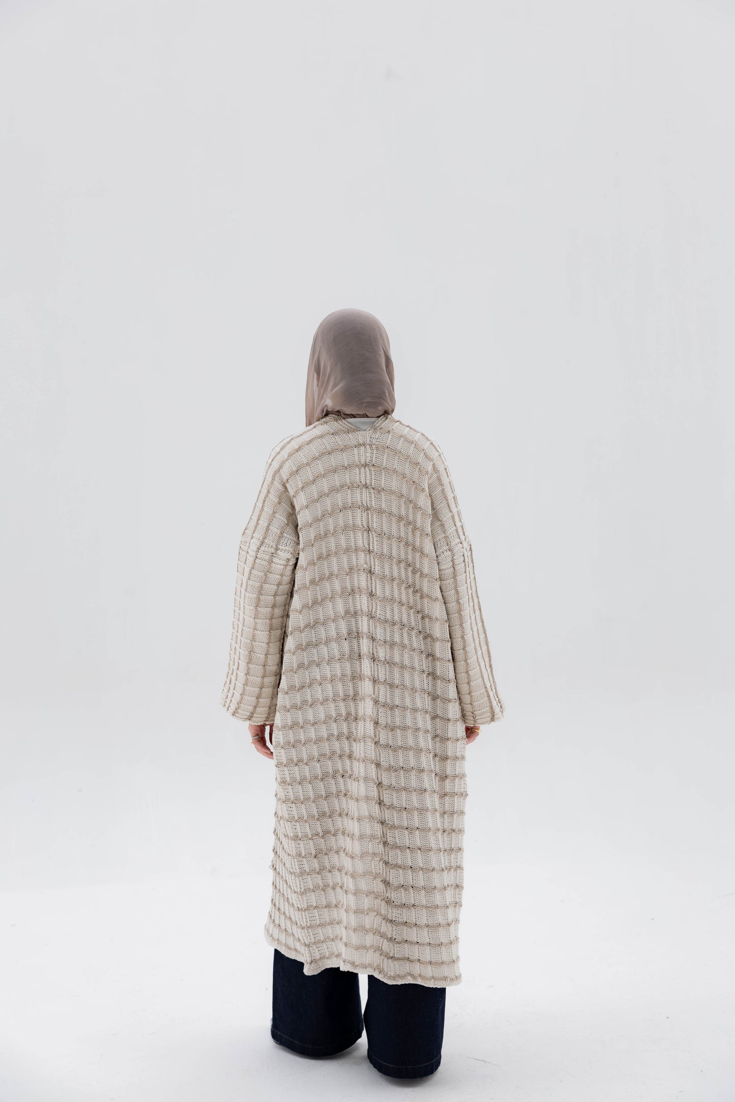 Horizon Glow Cardigan in Tan