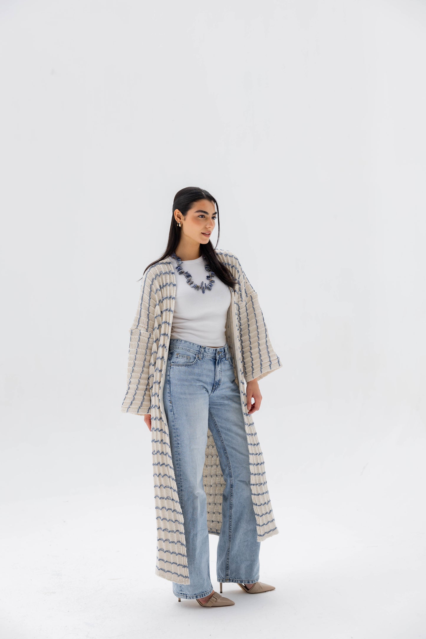 Horizon Glow Cardigan in Blue