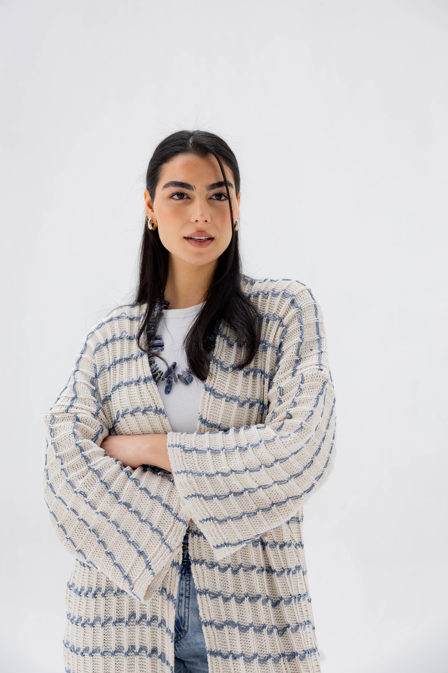 Horizon Glow Cardigan in Blue