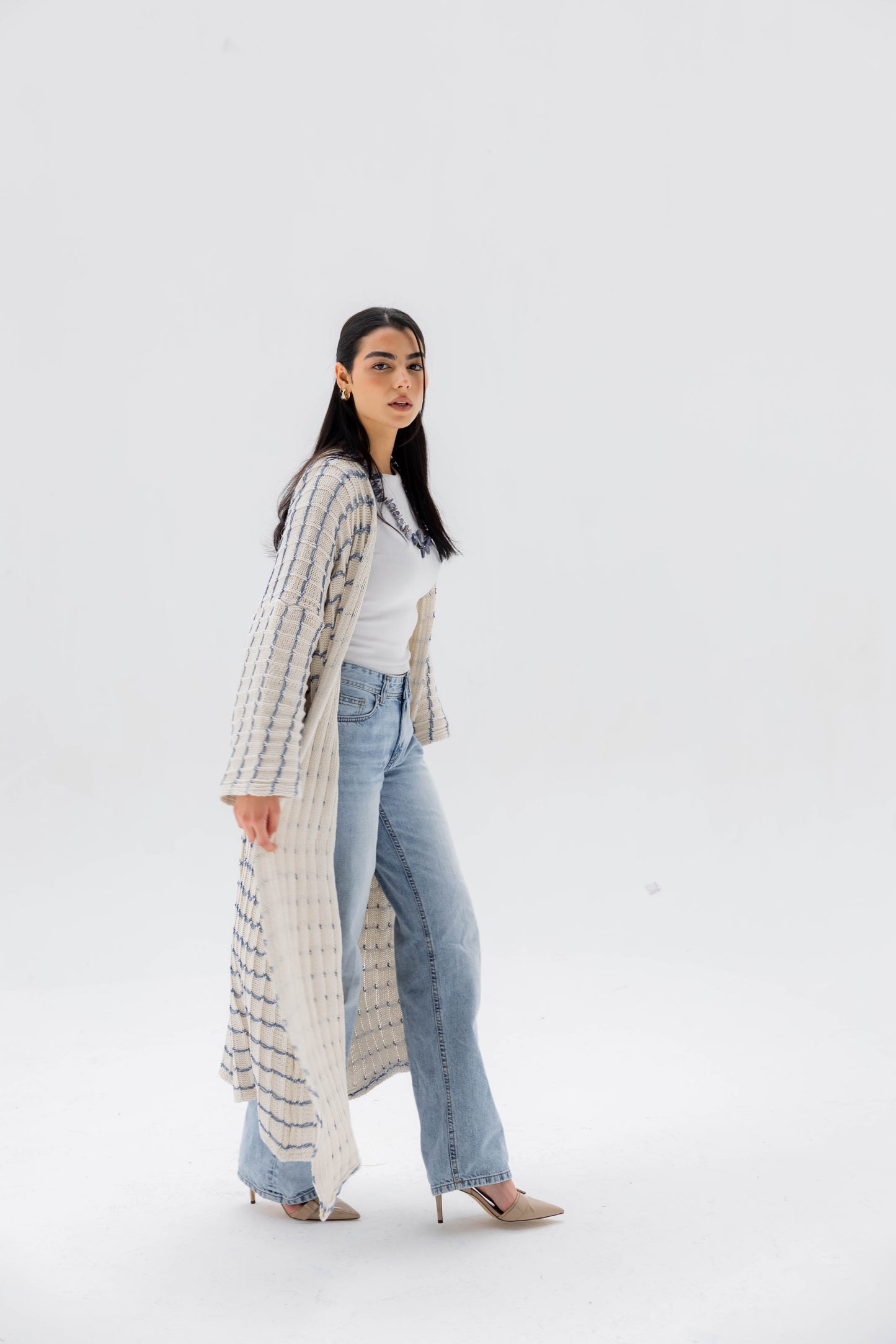 Horizon Glow Cardigan in Blue