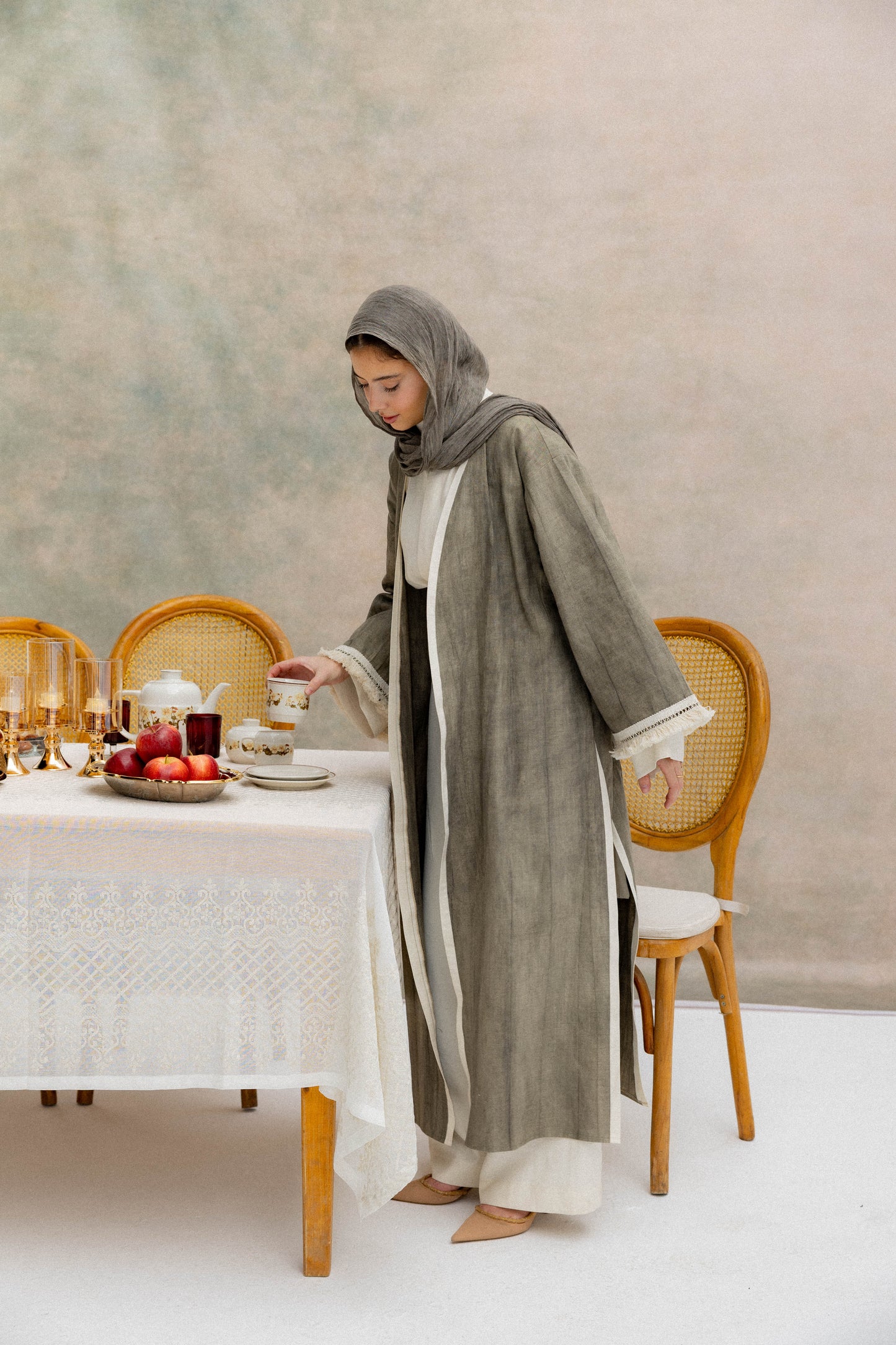 Layan Sage Kaftan