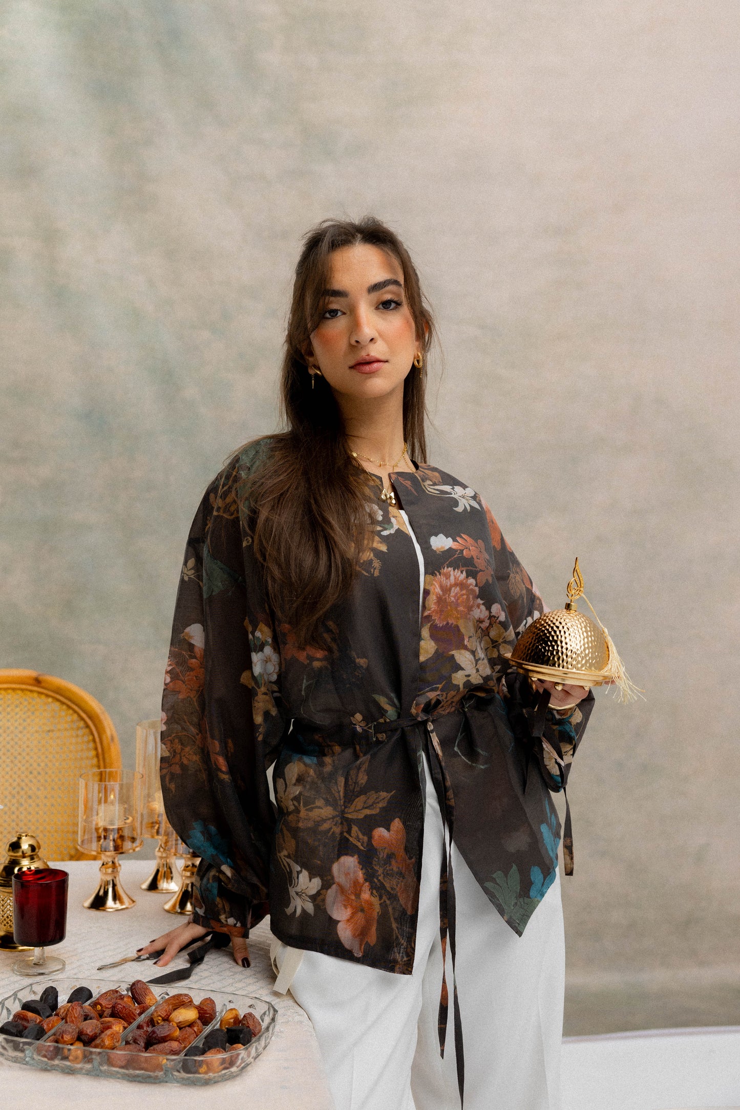 Floré Blouse in Brunette