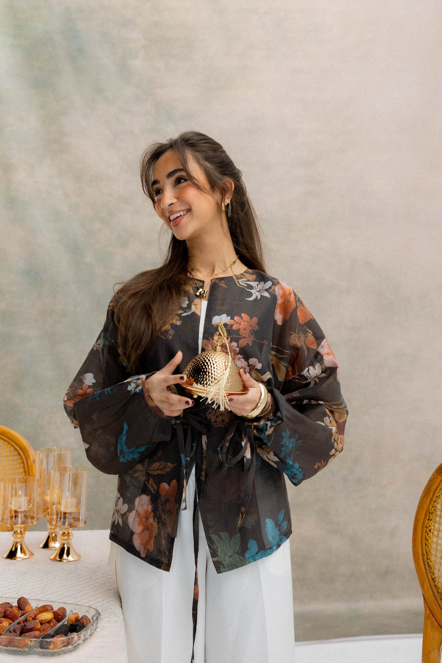 Floré Blouse in Brunette