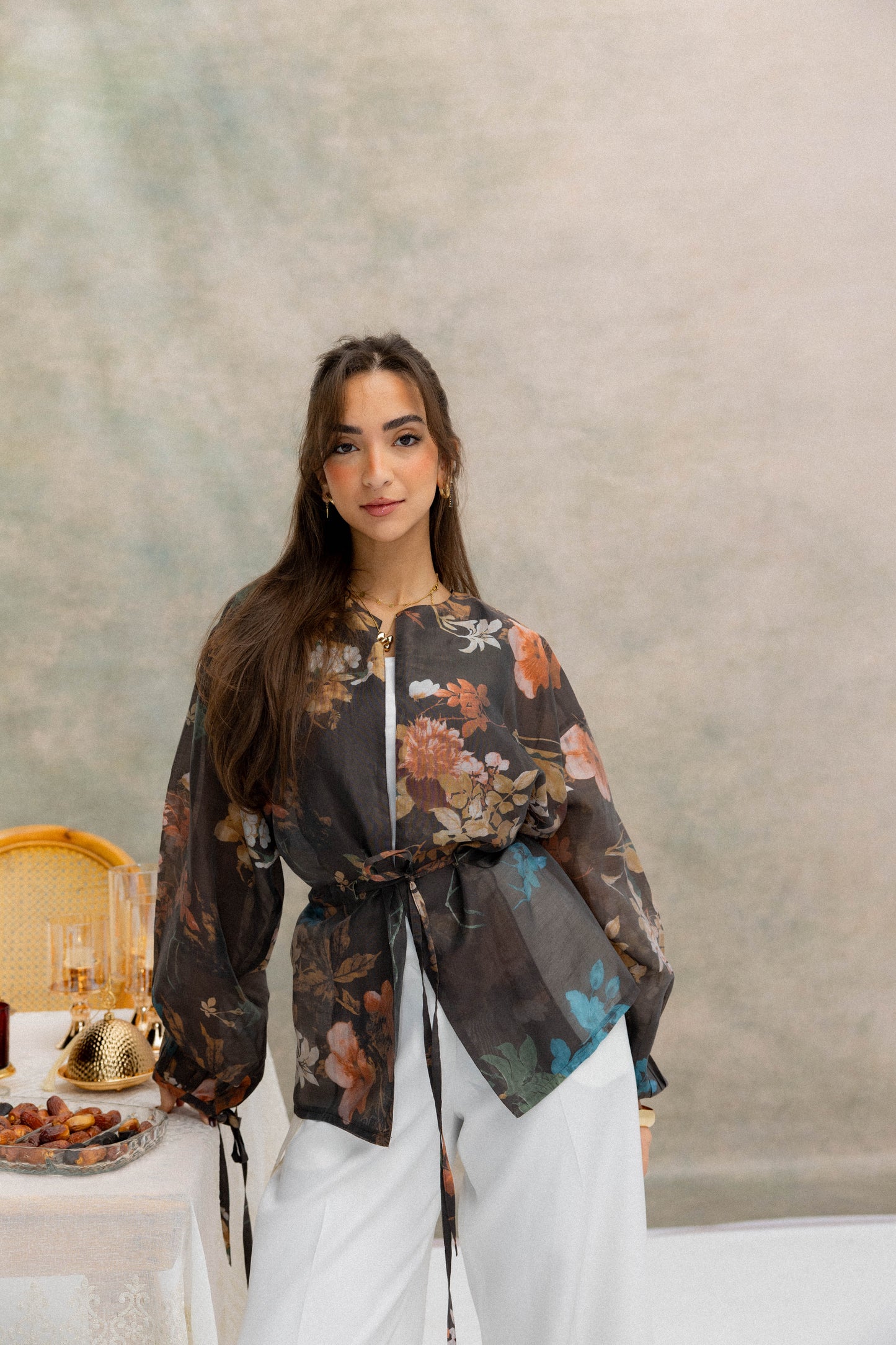 Floré Blouse in Brunette