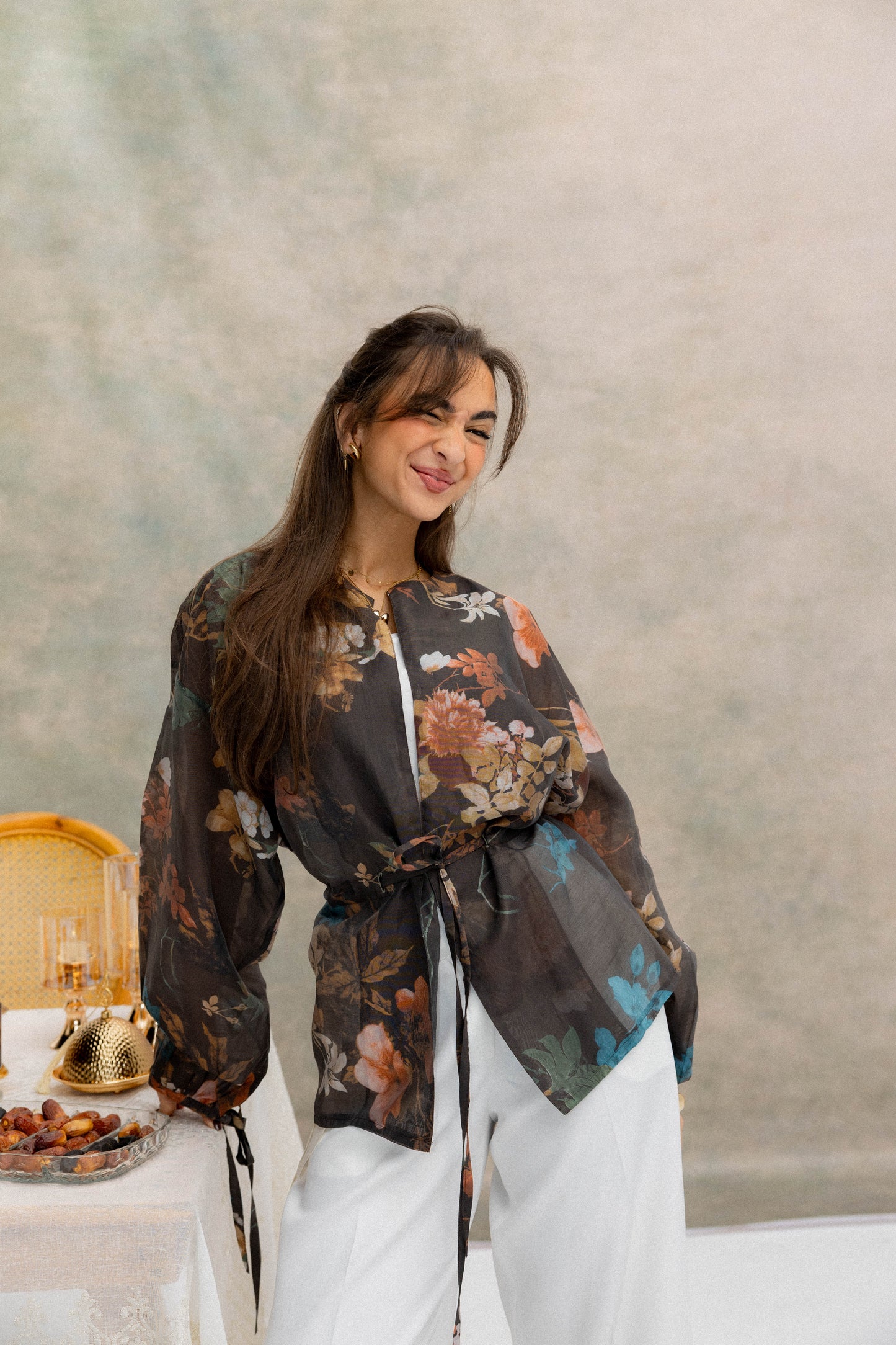 Floré Blouse in Brunette