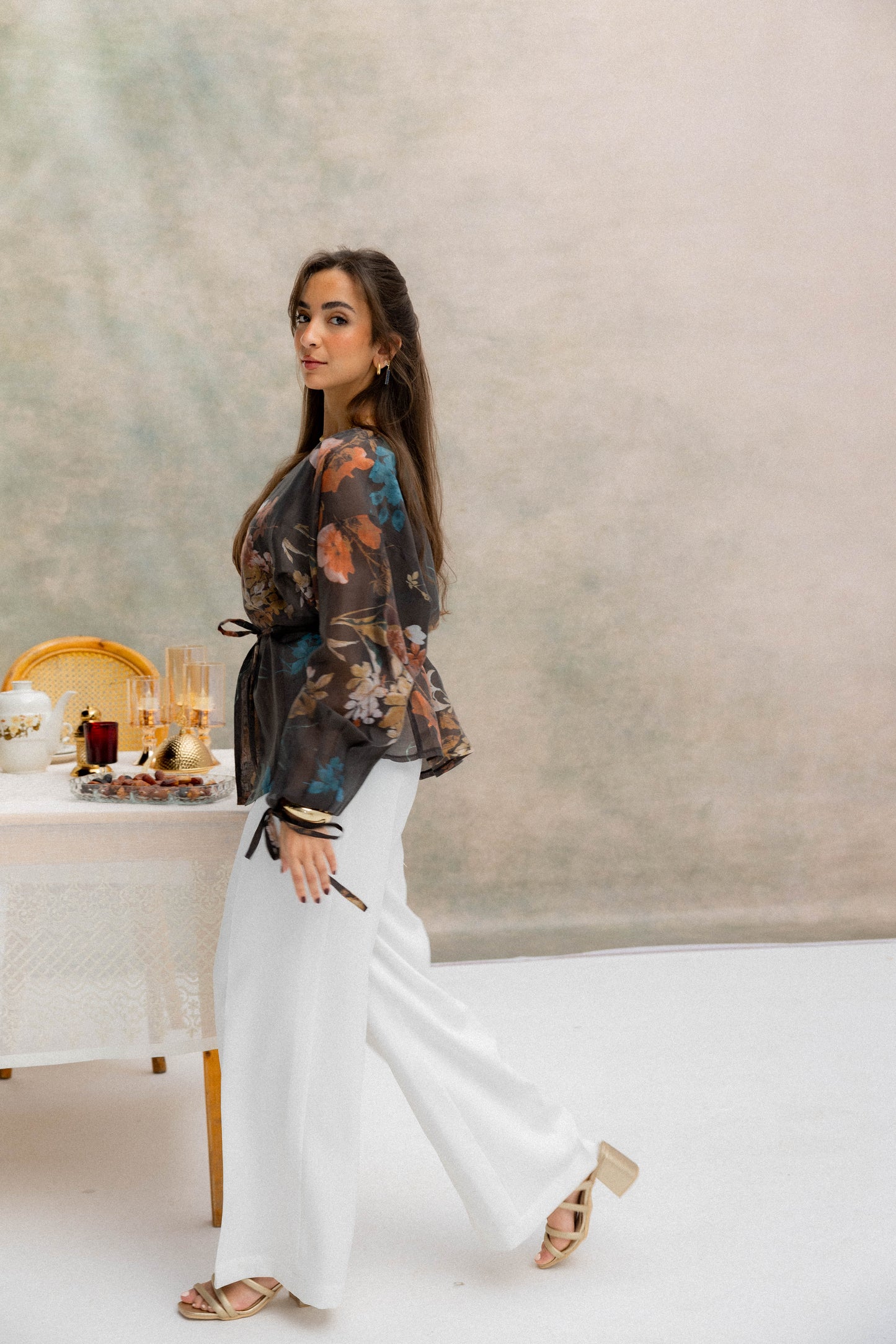 Floré Blouse in Brunette