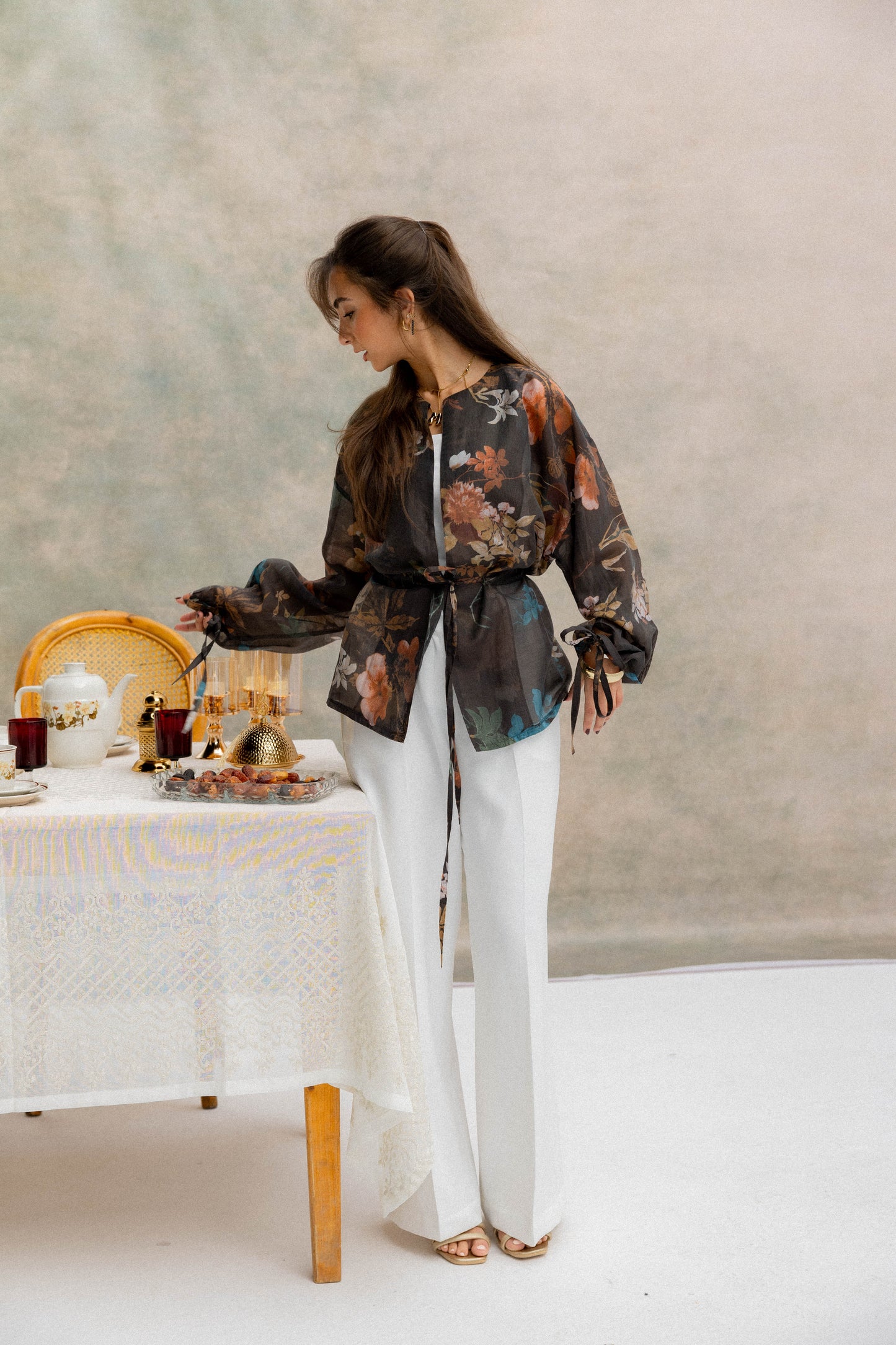 Floré Blouse in Brunette