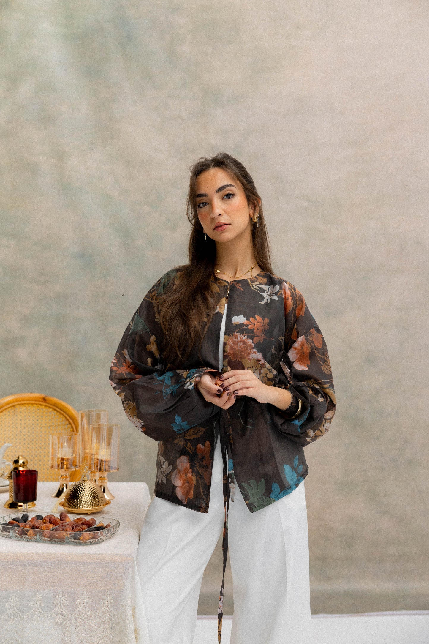 Floré Blouse in Brunette