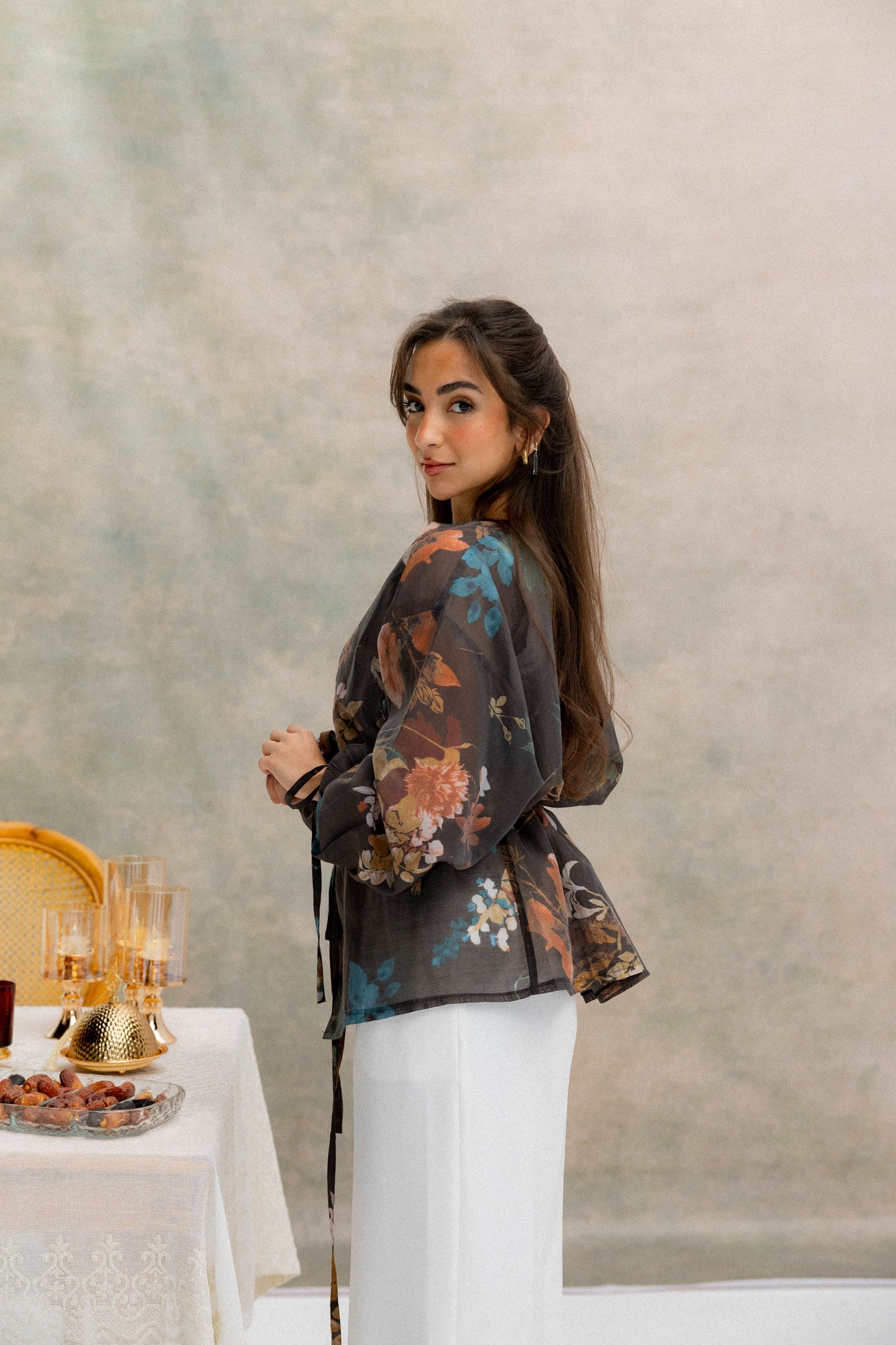 Floré Blouse in Brunette