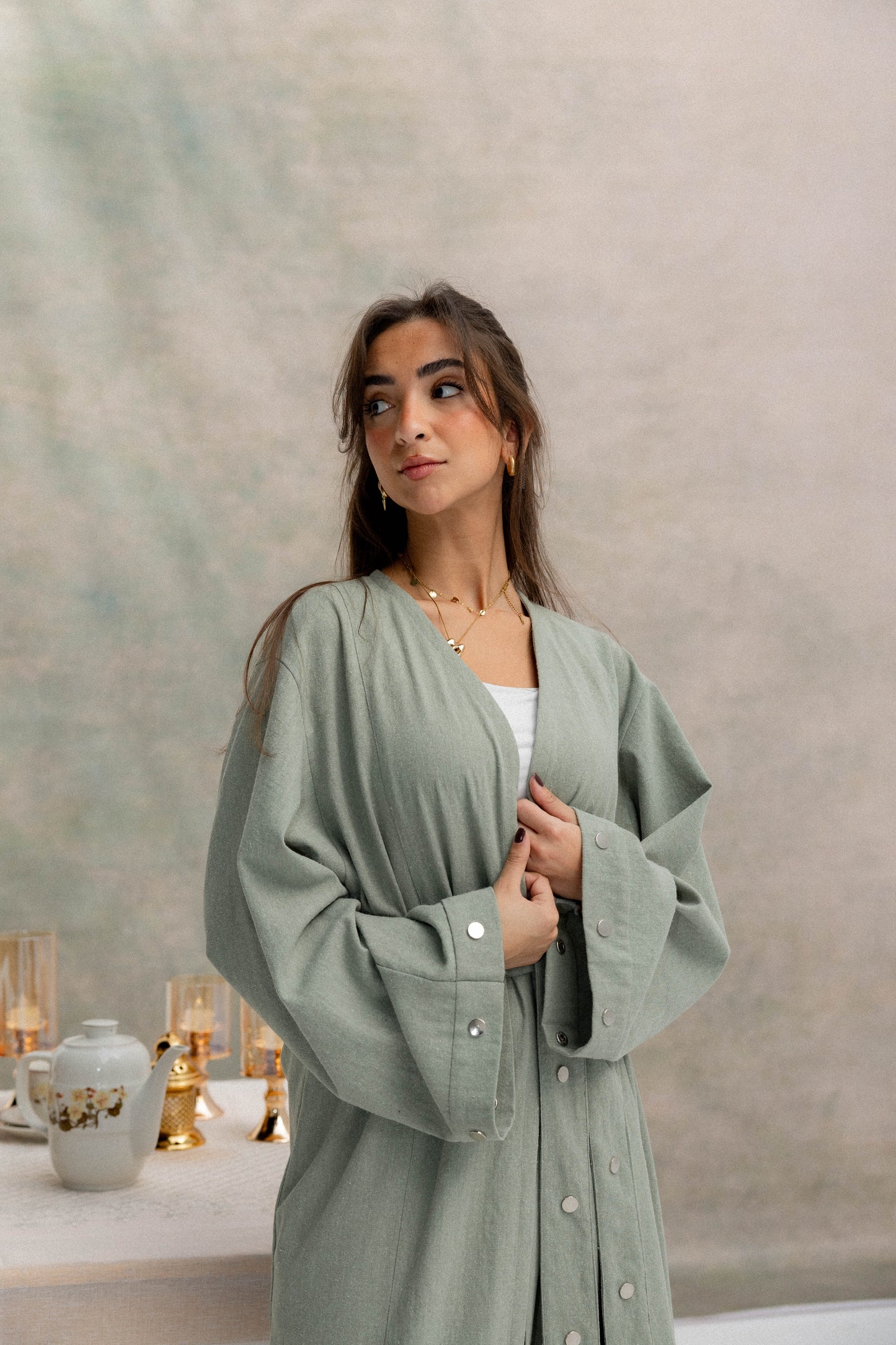 Noor Mist Cardigan