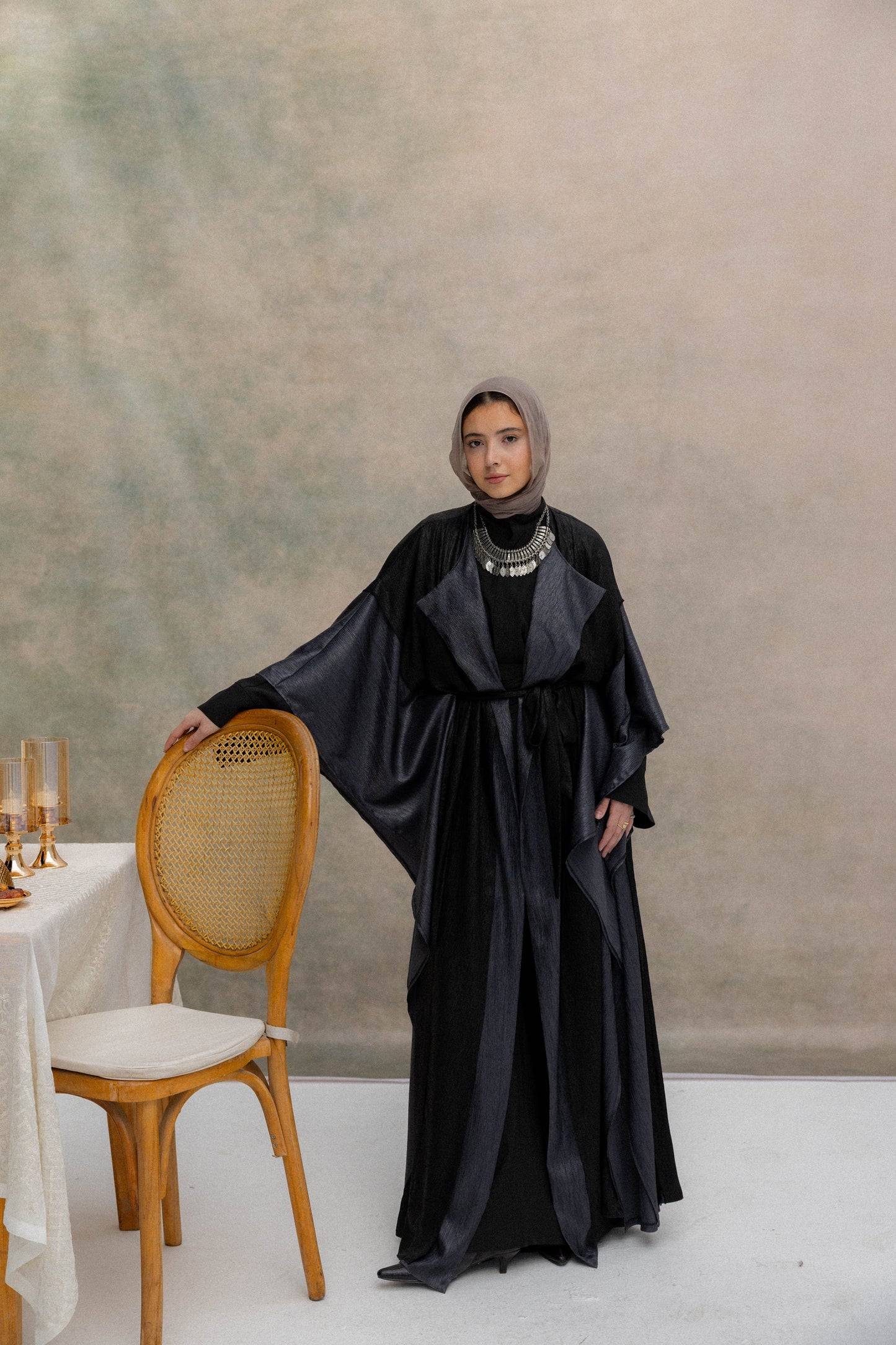Majlis Kaftan in Black