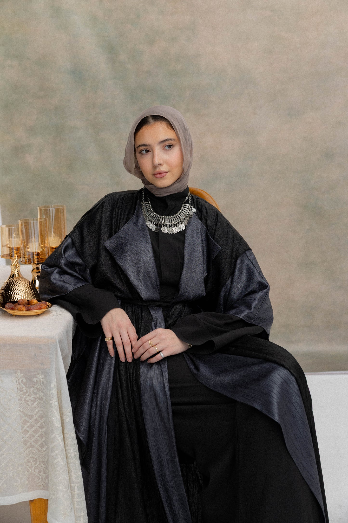 Majlis Kaftan in Black