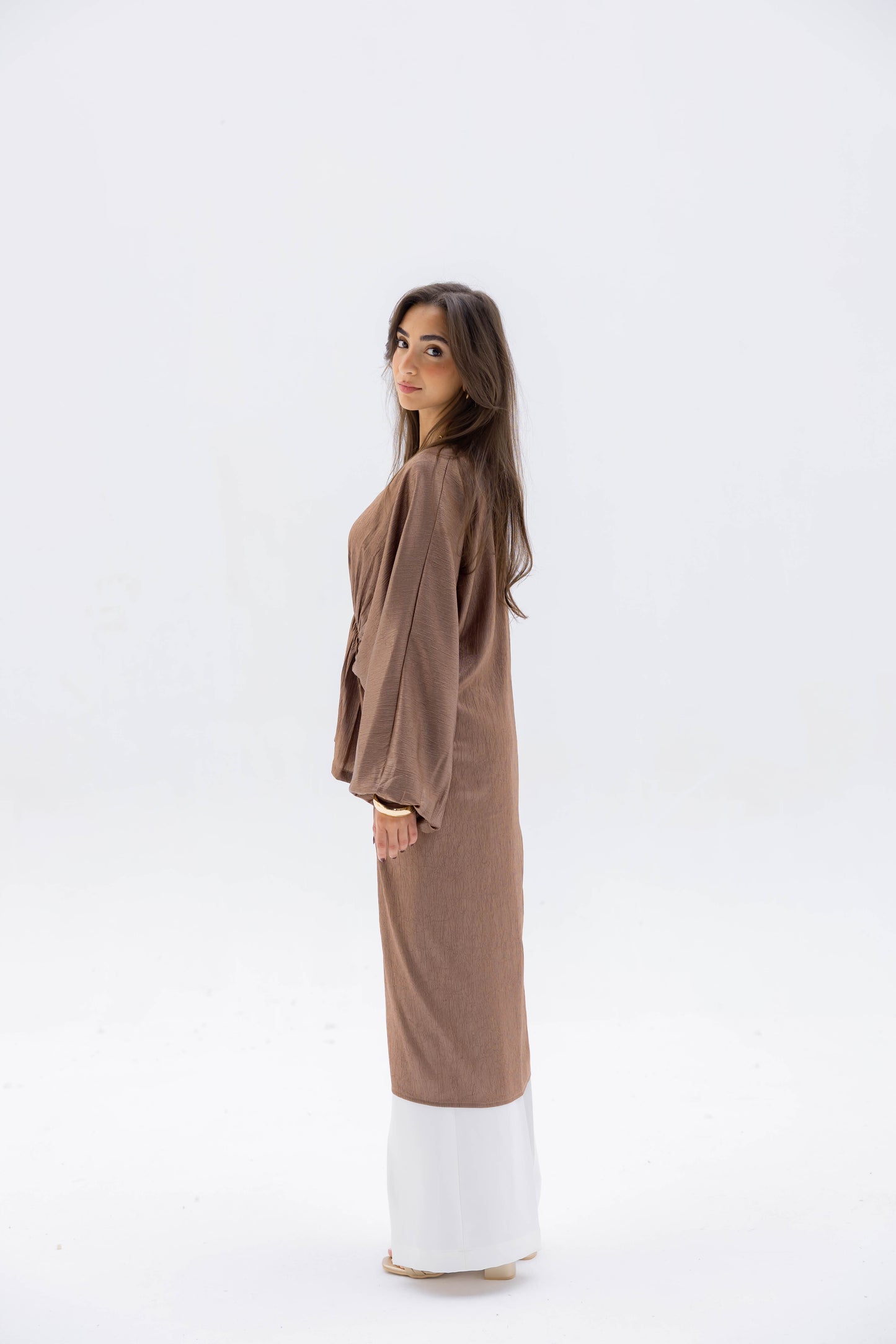 Layali Blouse in Coffee
