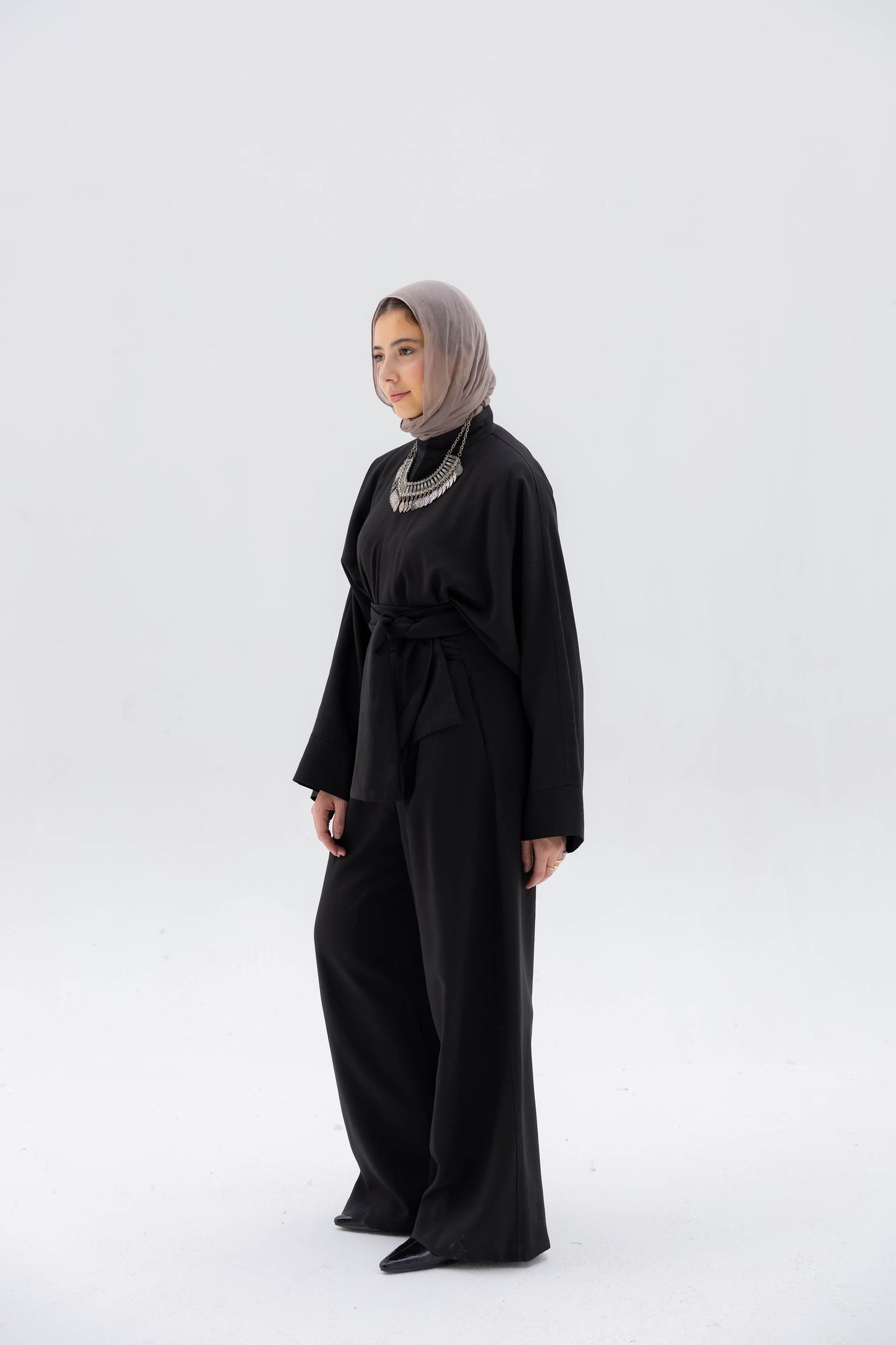 (PRE-ORDER) Valore Wrap Jumpsuit in Black