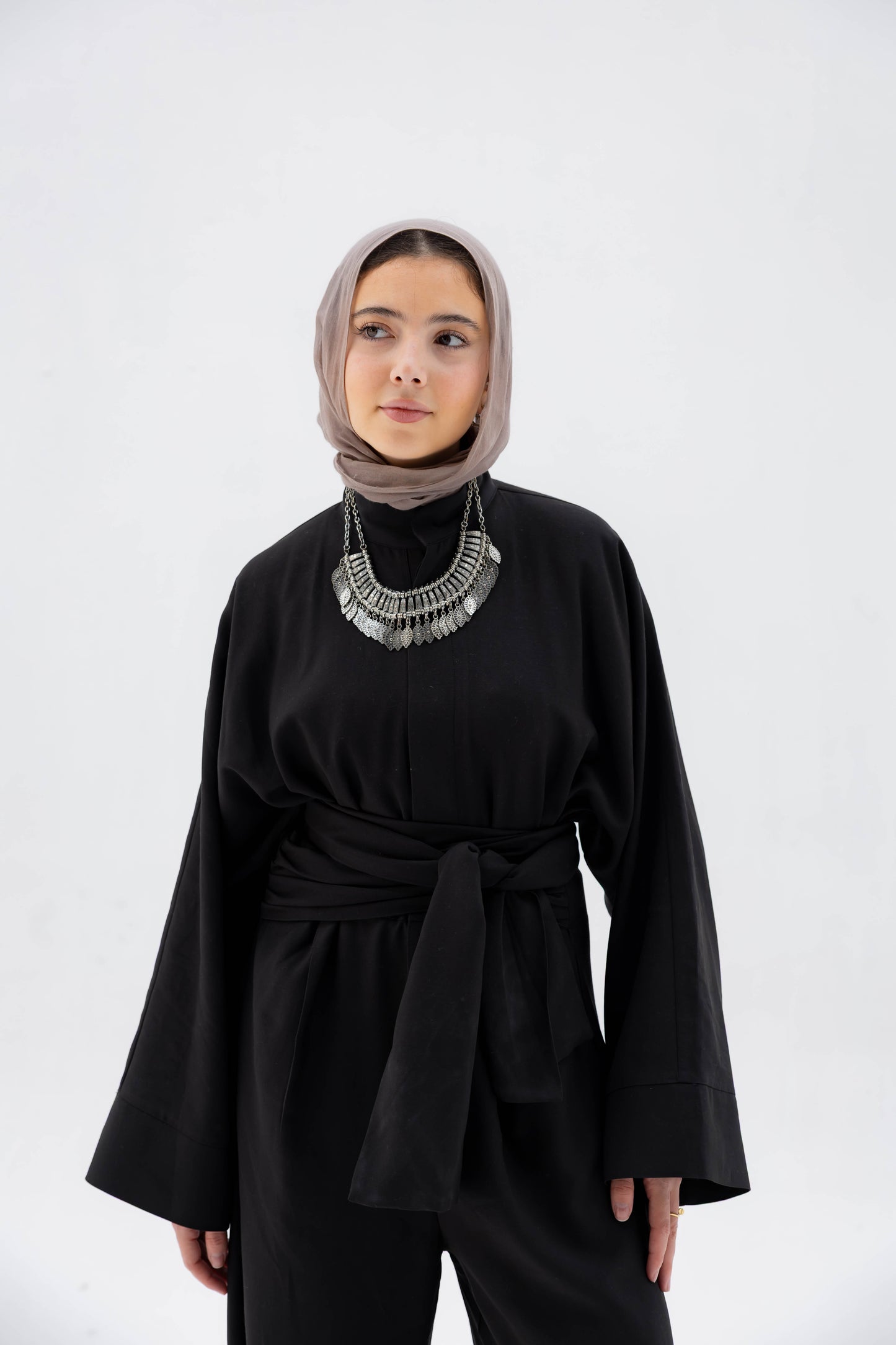 (PRE-ORDER) Valore Wrap Jumpsuit in Black