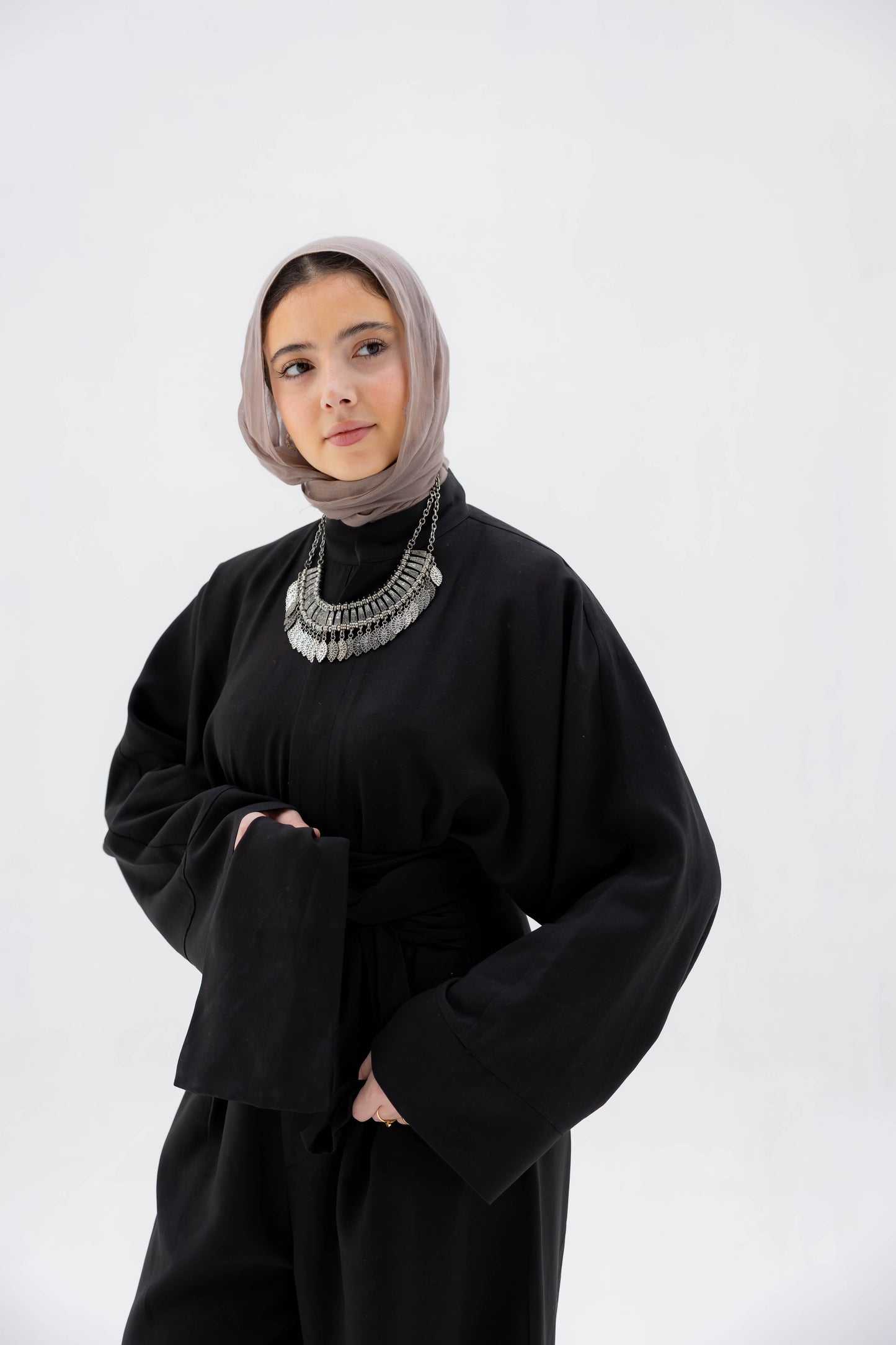 (PRE-ORDER) Valore Wrap Jumpsuit in Black