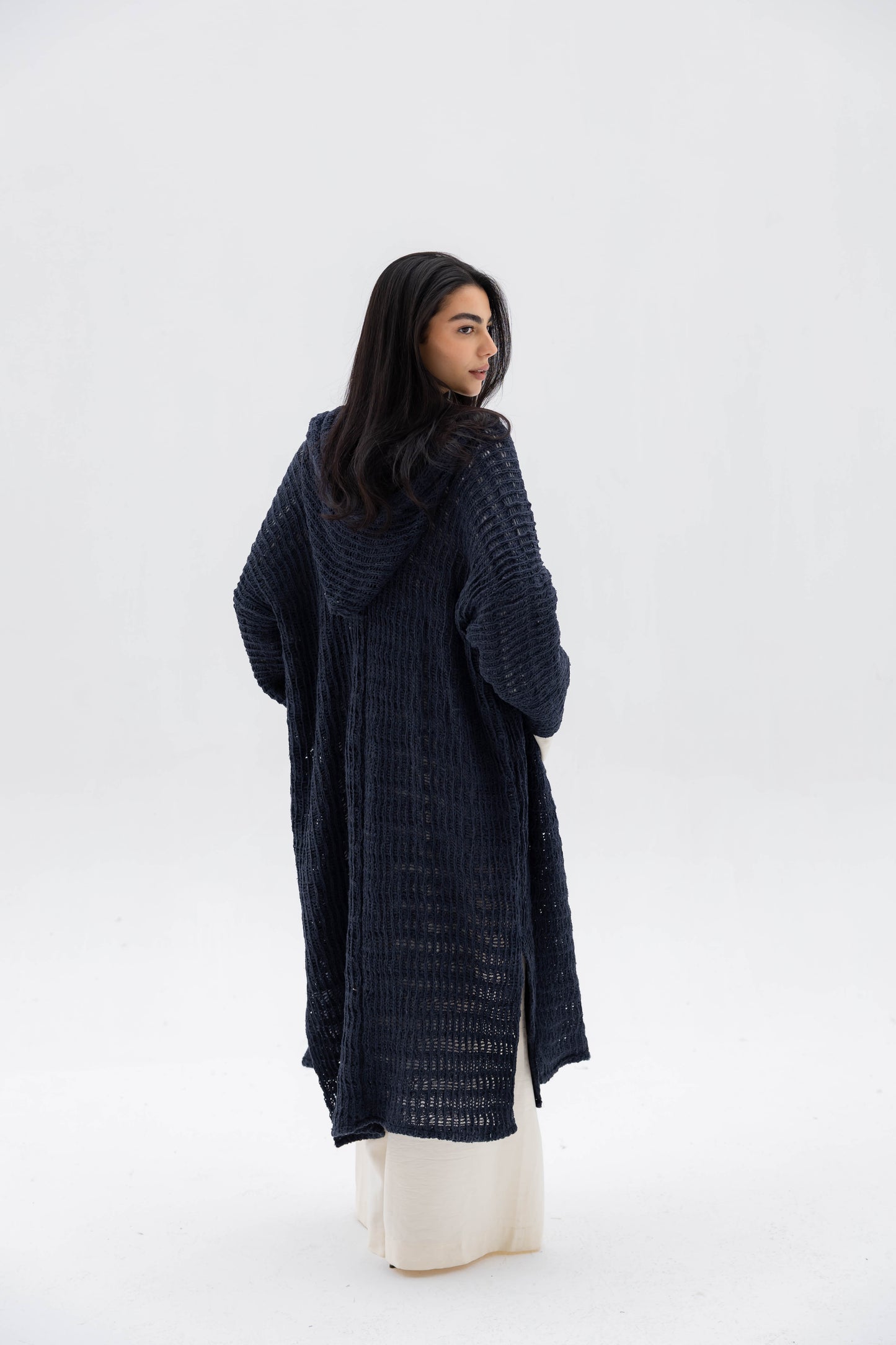 Twilight Knit Cardigan in Navy