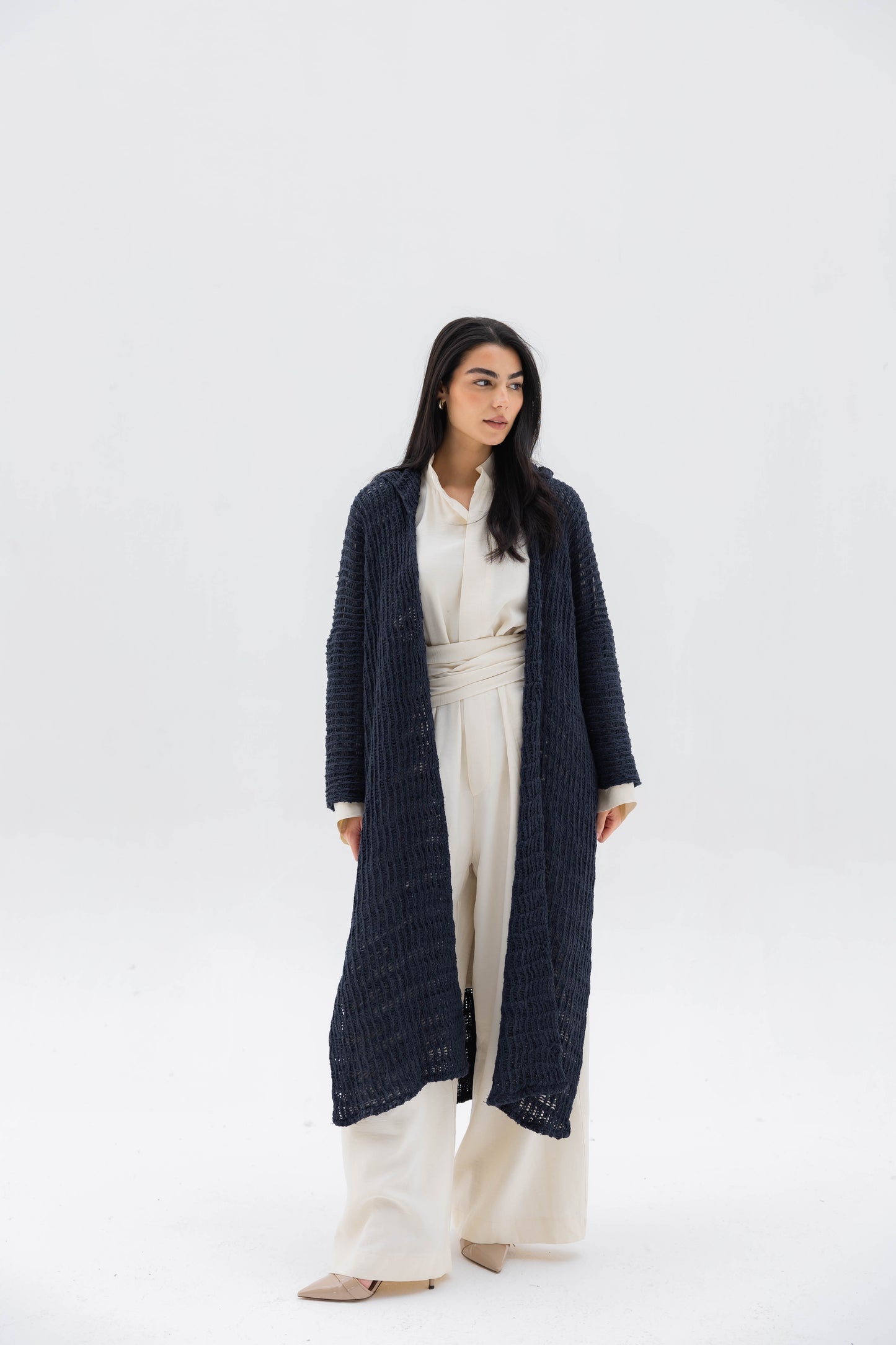 Twilight Knit Cardigan in Navy