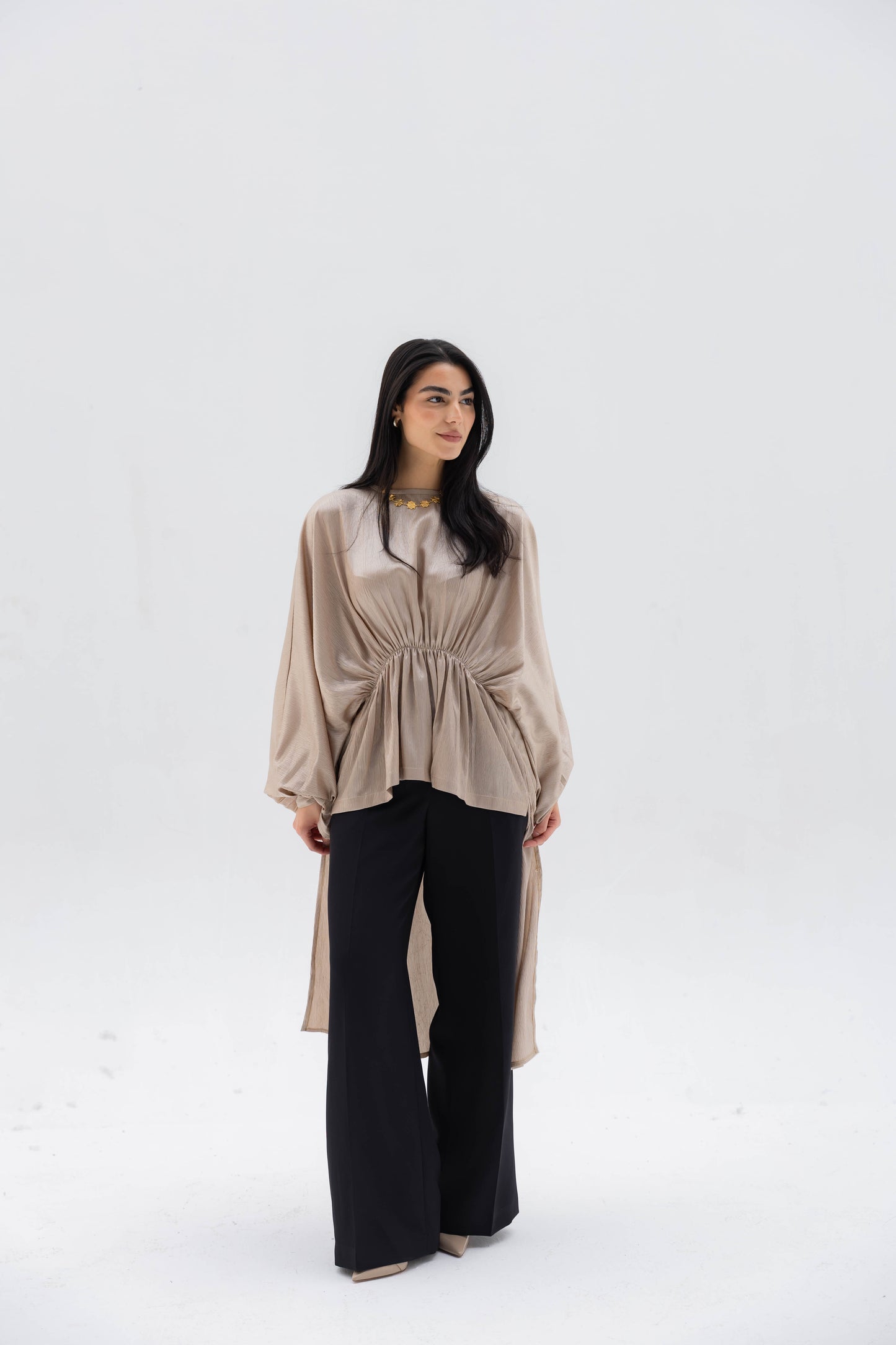 Layali Blouse in Beige