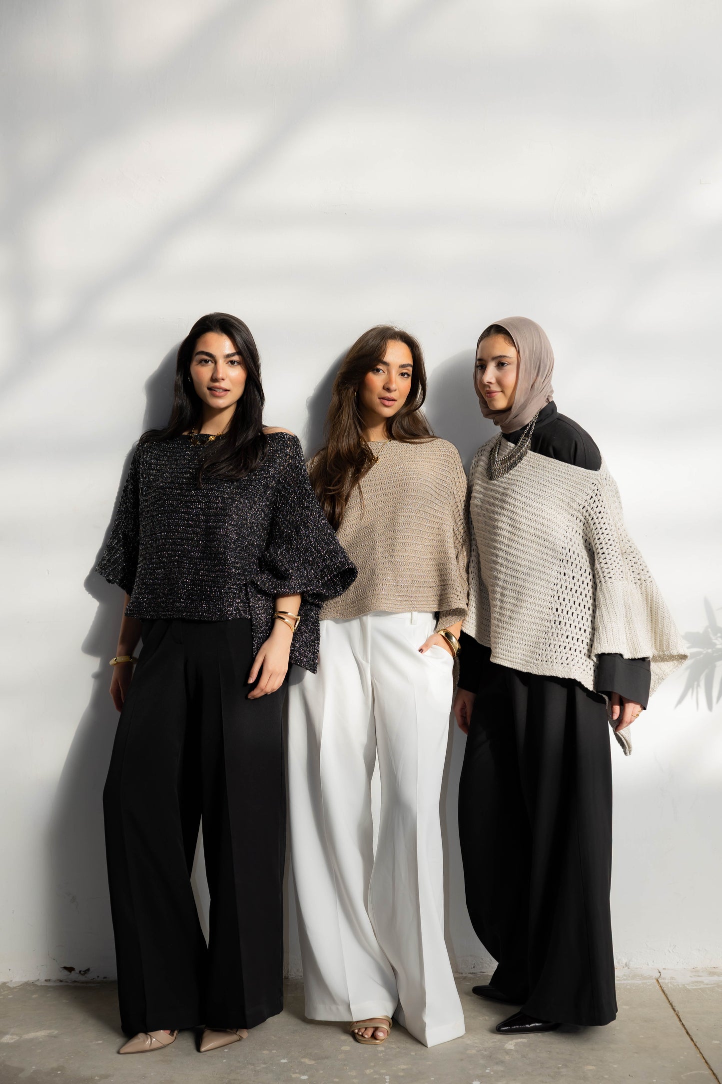 Moonlit Cape in Shimmer Beige