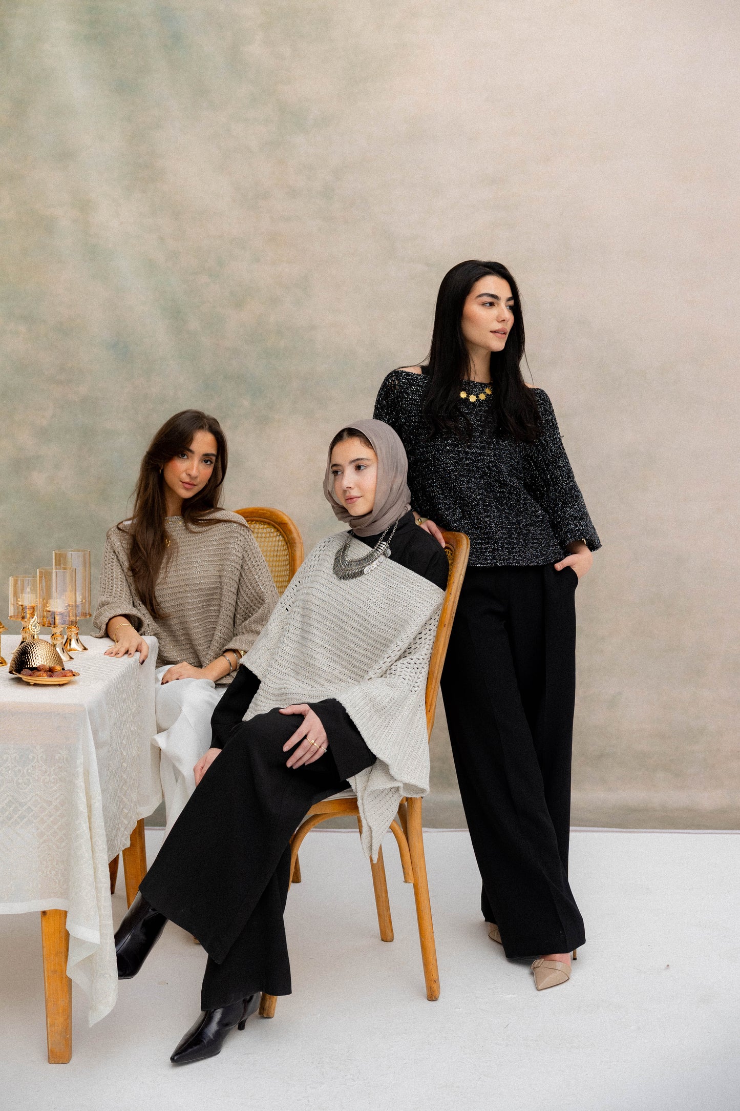 Moonlit Cape in Shimmer Black