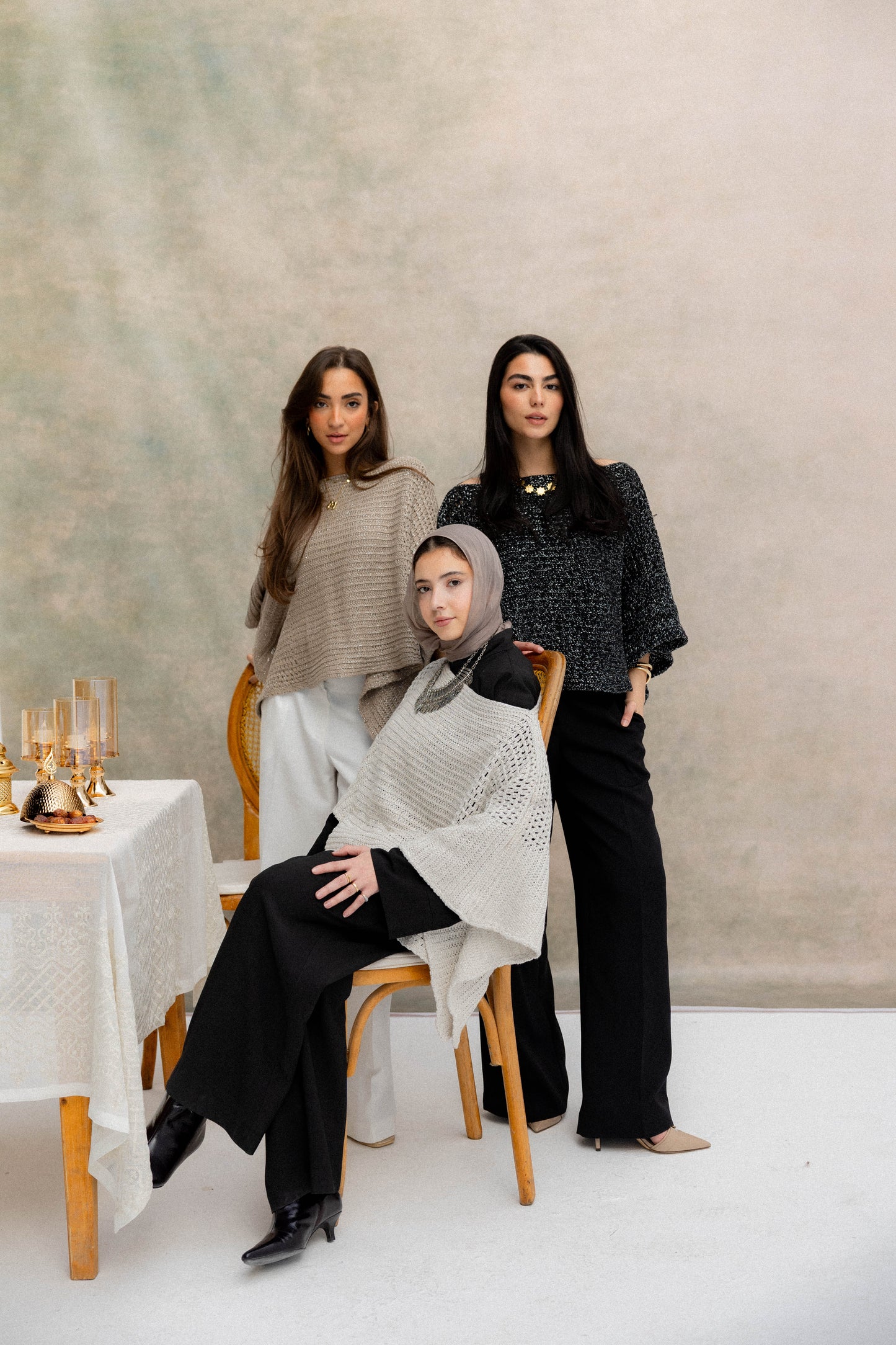 Moonlit Cape in Shimmer Black