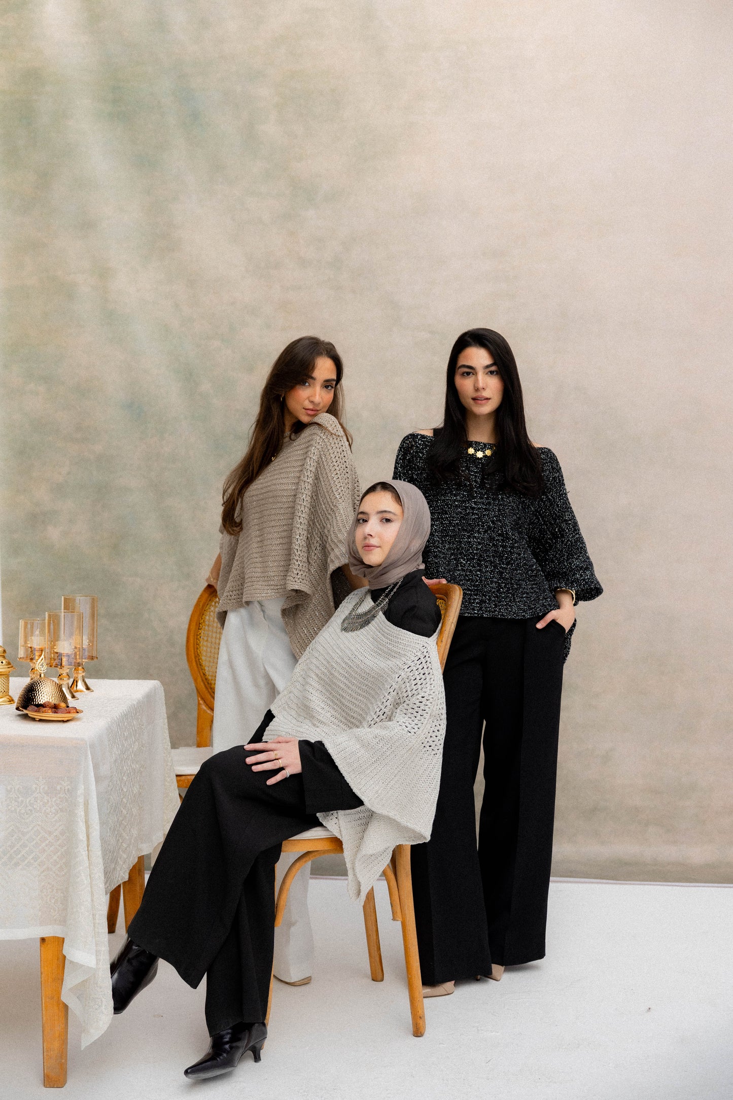 Moonlit Cape in Shimmer Black