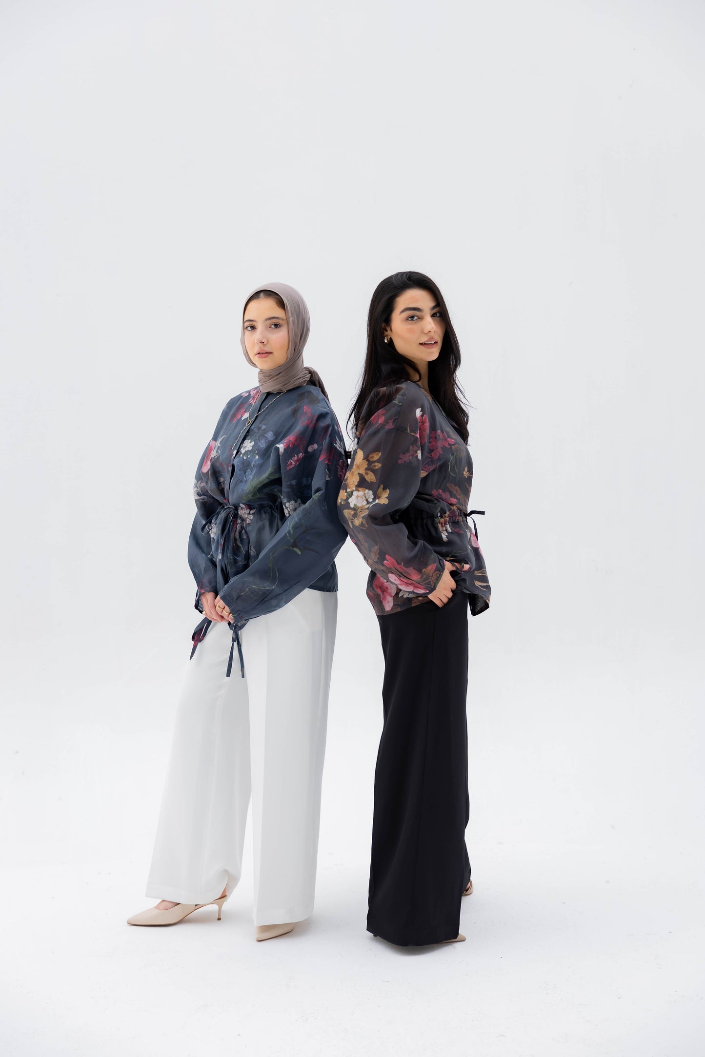 Floré Blouse in Midnight Navy