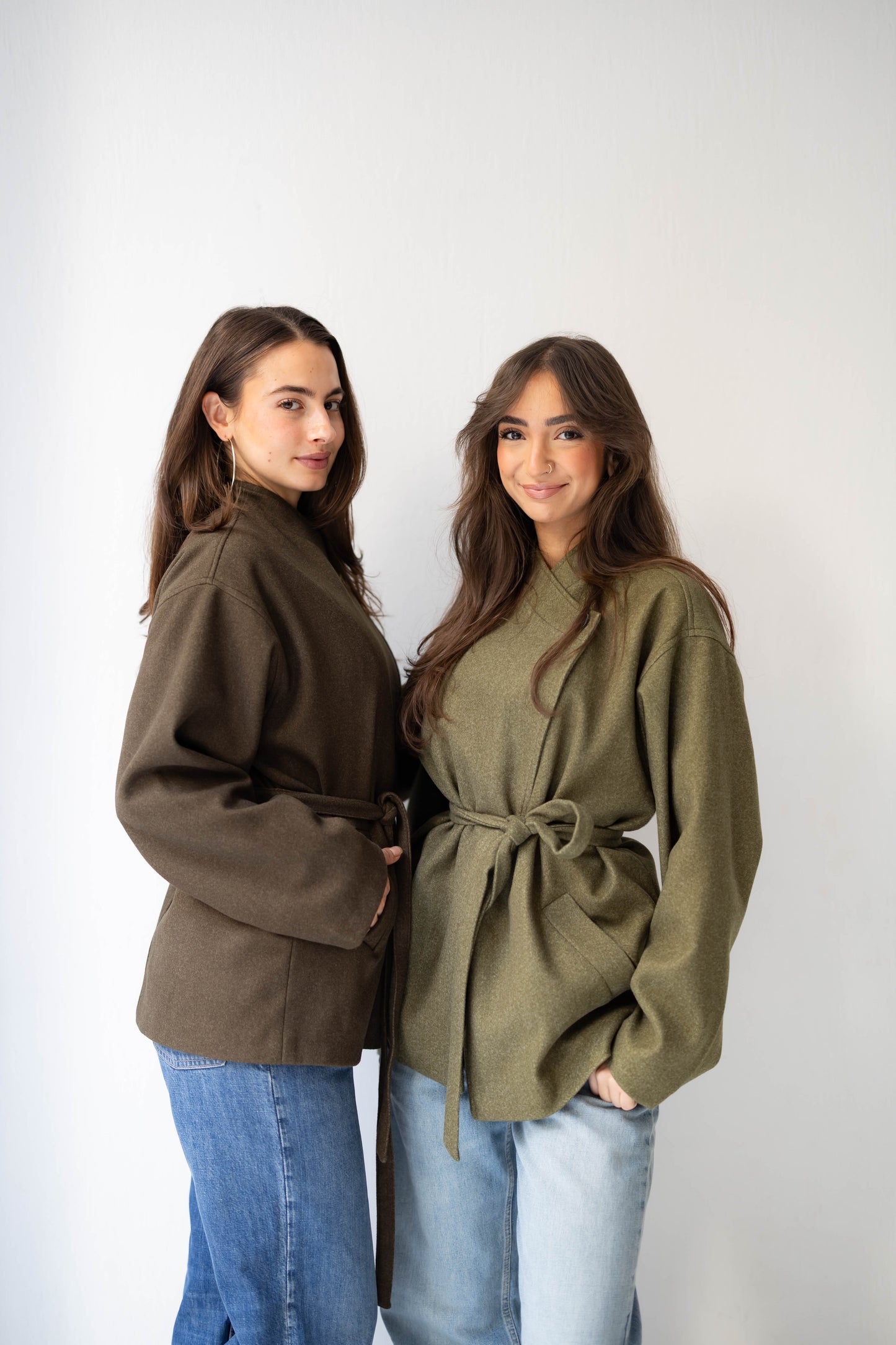The Minimal Jacket in Olive Brown