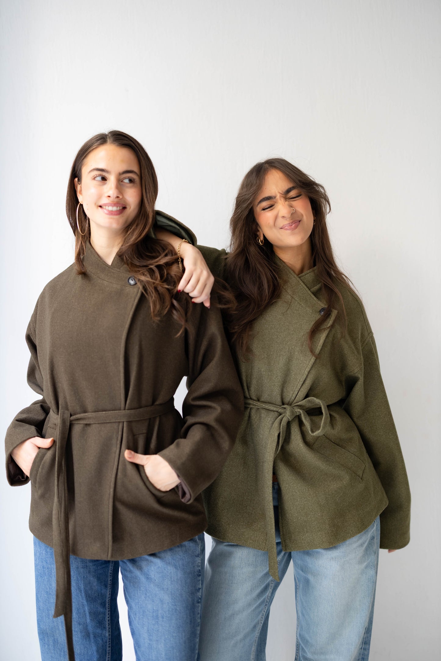 The Minimal Jacket in Olive Brown