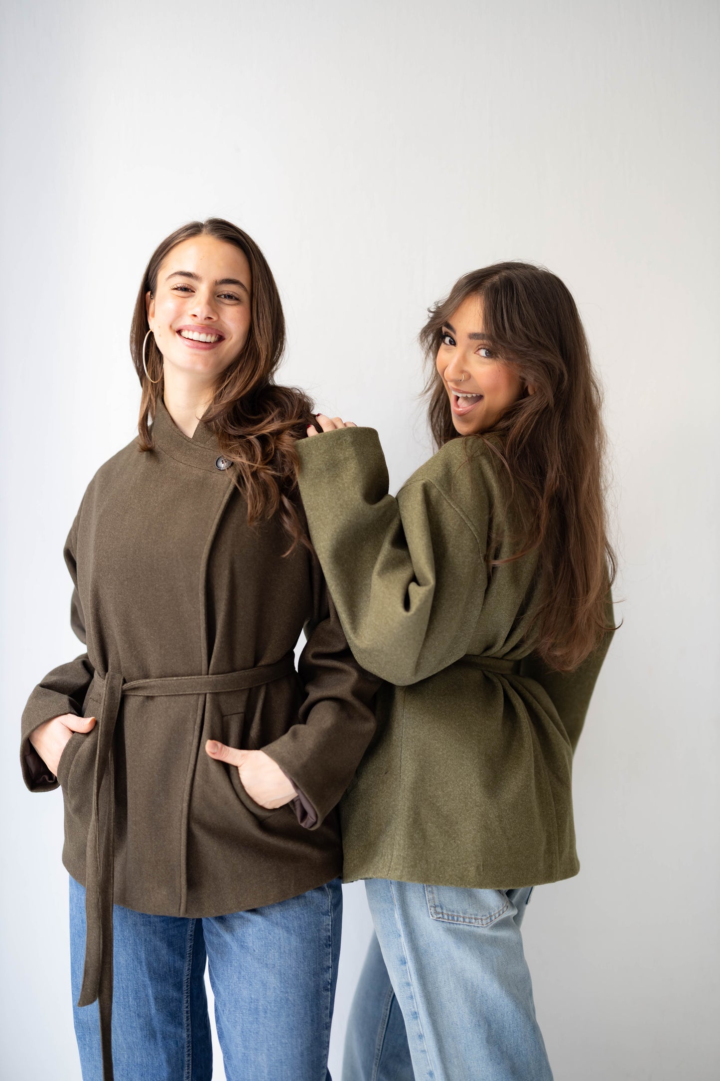 The Minimal Jacket in Olive Brown