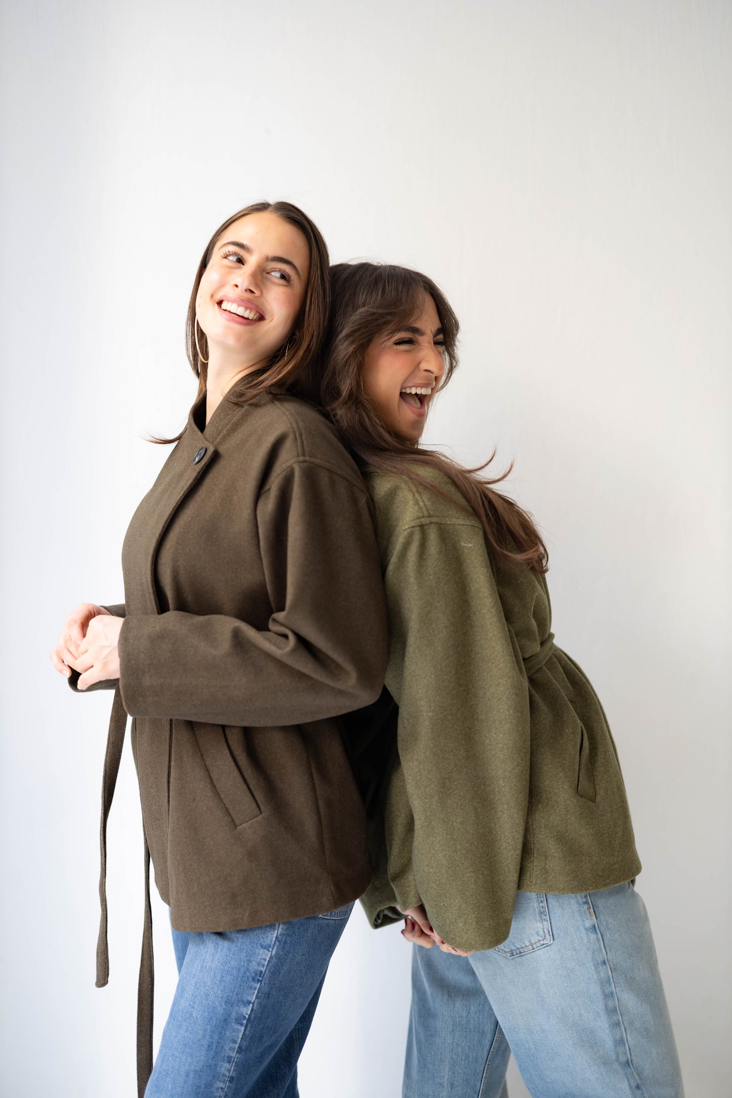 The Minimal Jacket in Olive Brown