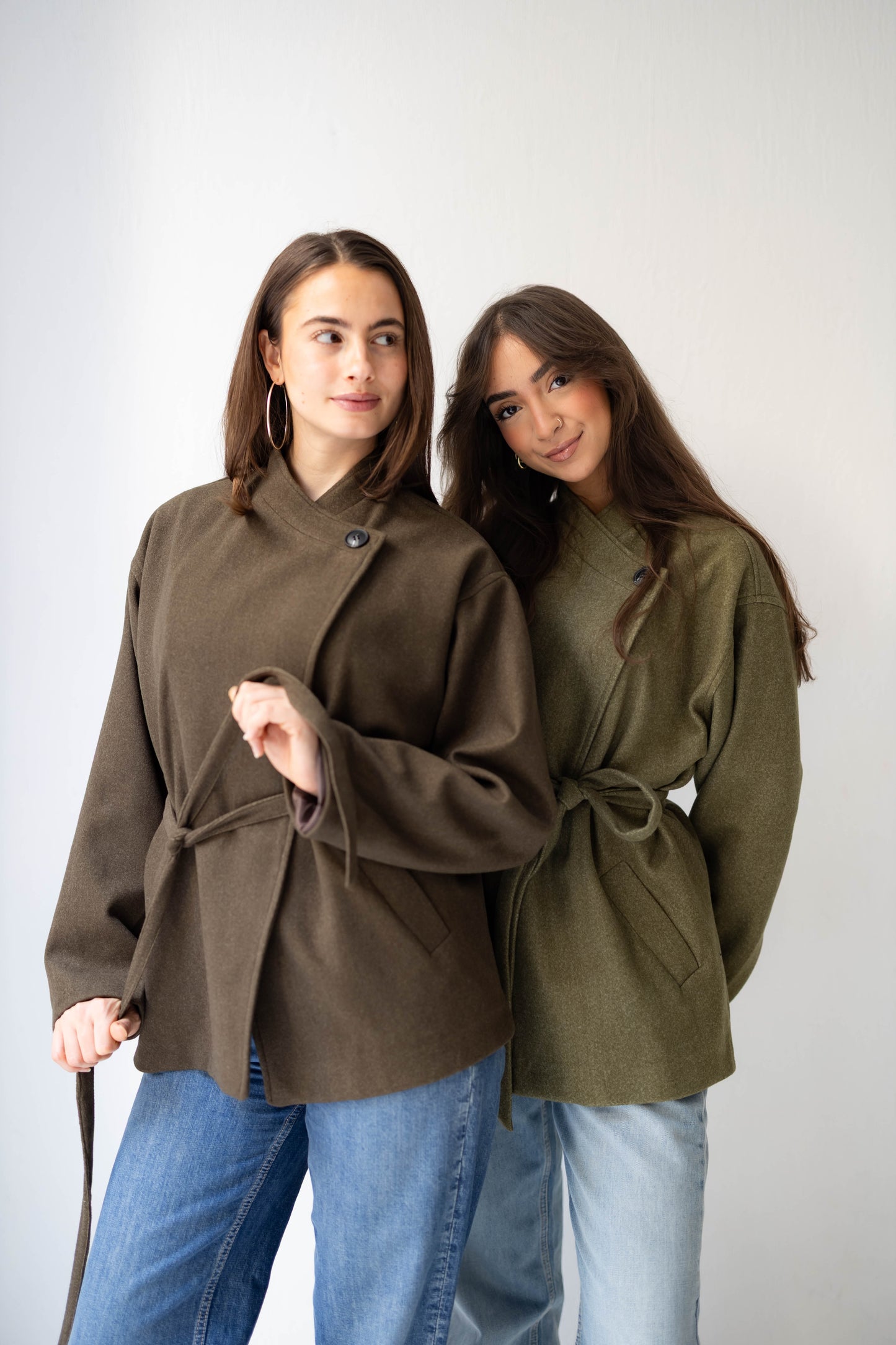 The Minimal Jacket in Olive Brown