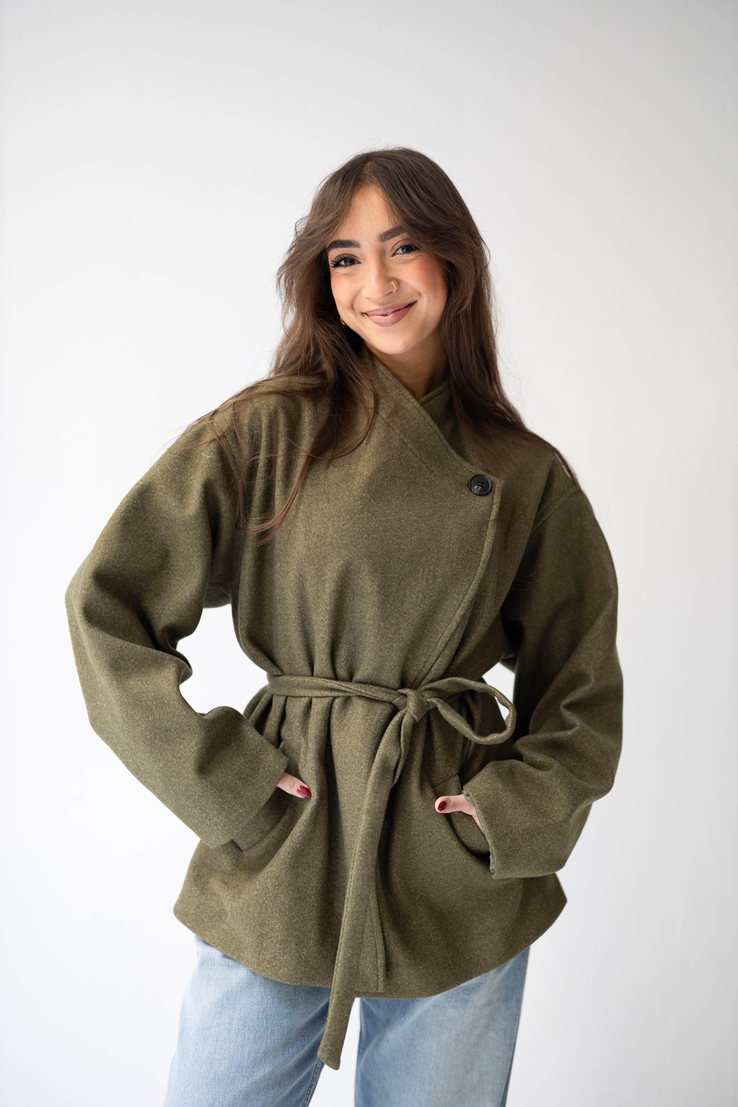 The Minimal Jacket in Olive