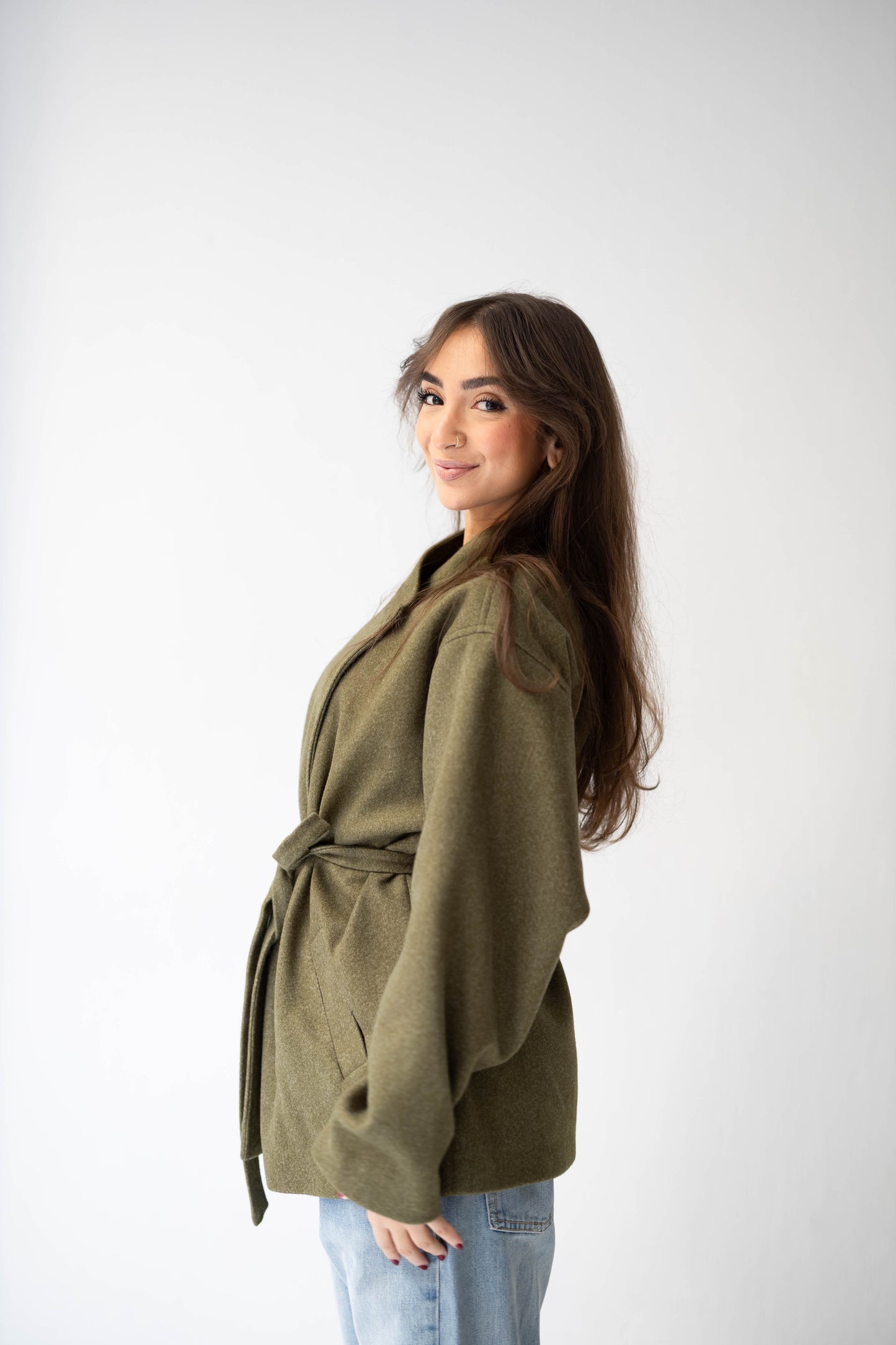 The Minimal Jacket in Olive
