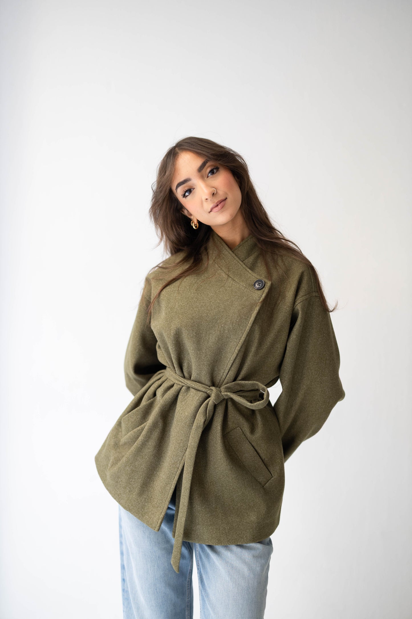 The Minimal Jacket in Olive