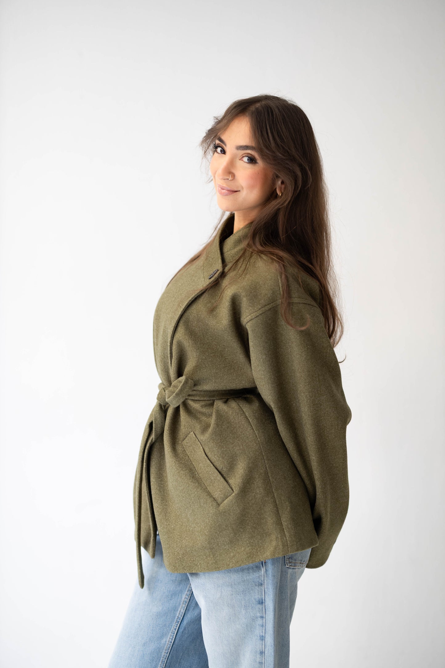 The Minimal Jacket in Olive