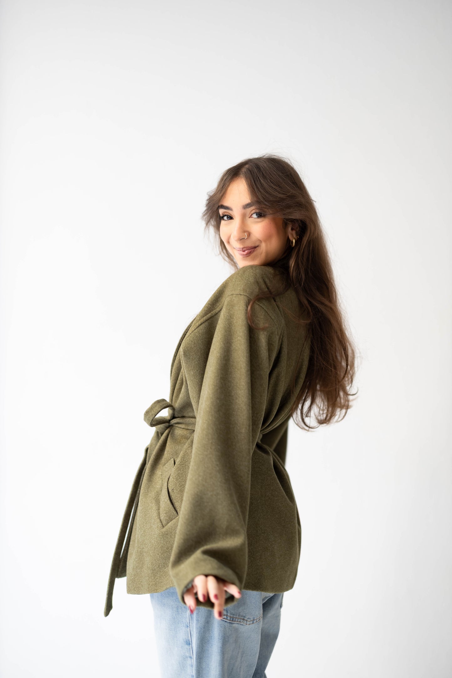 The Minimal Jacket in Olive