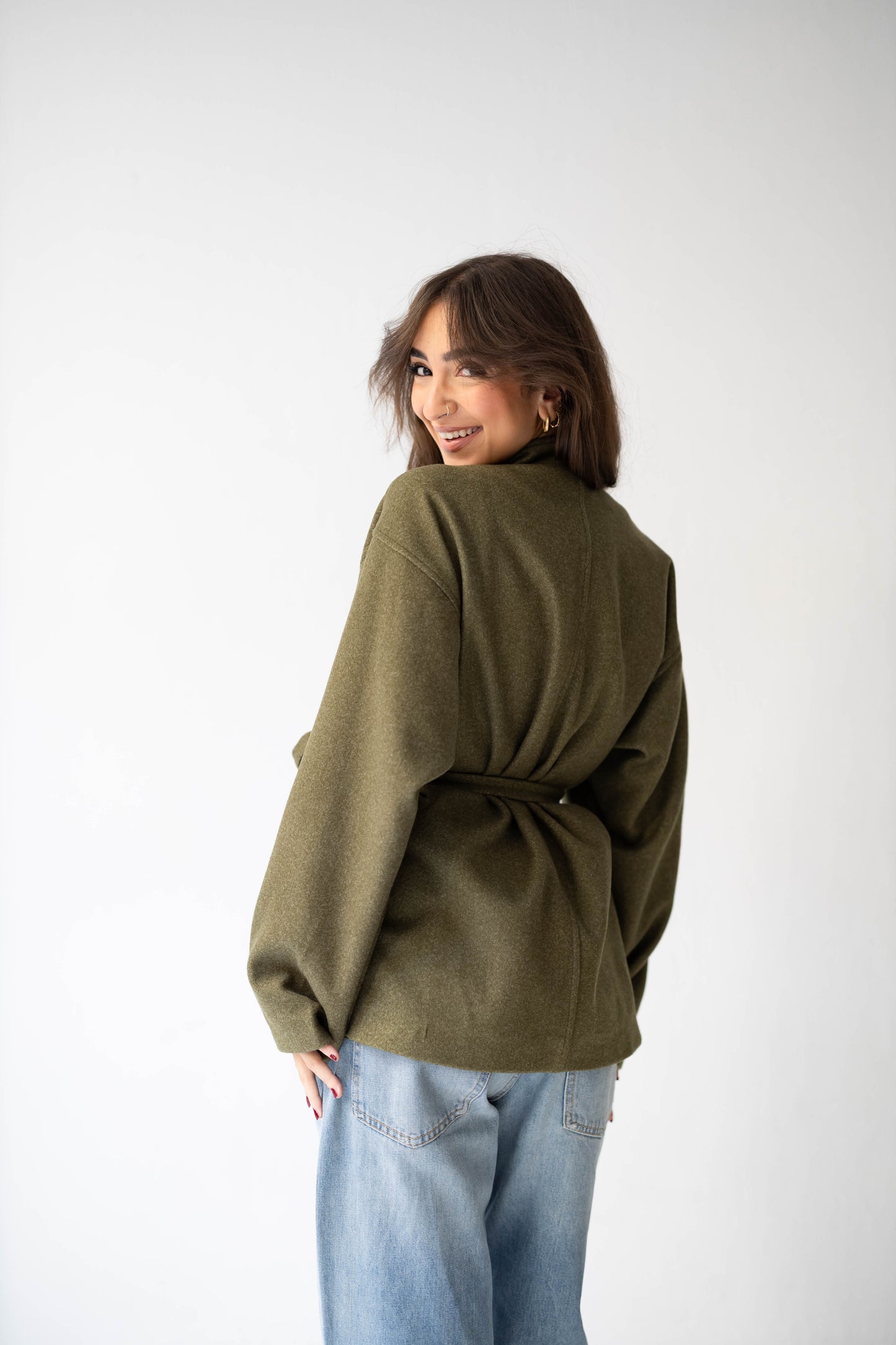 The Minimal Jacket in Olive
