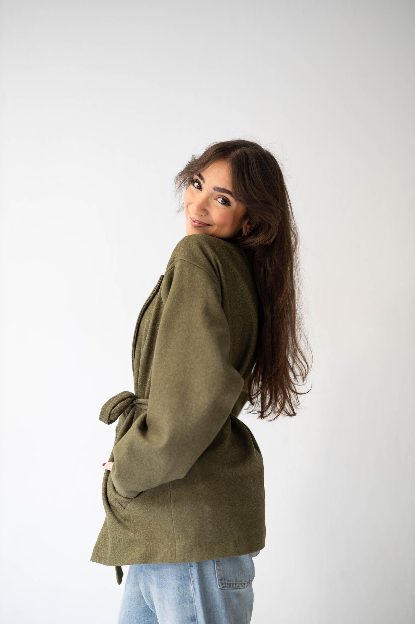The Minimal Jacket in Olive