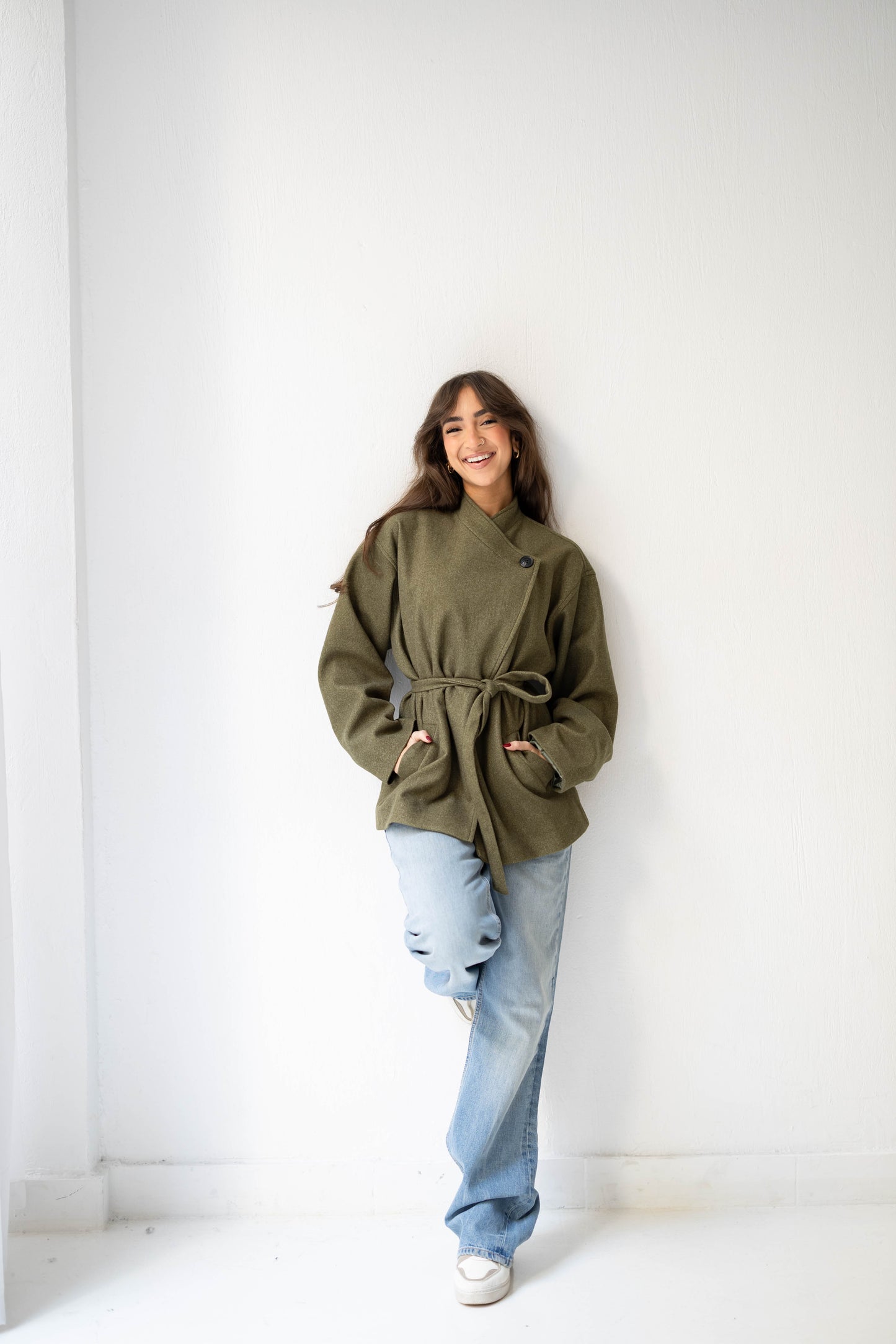The Minimal Jacket in Olive